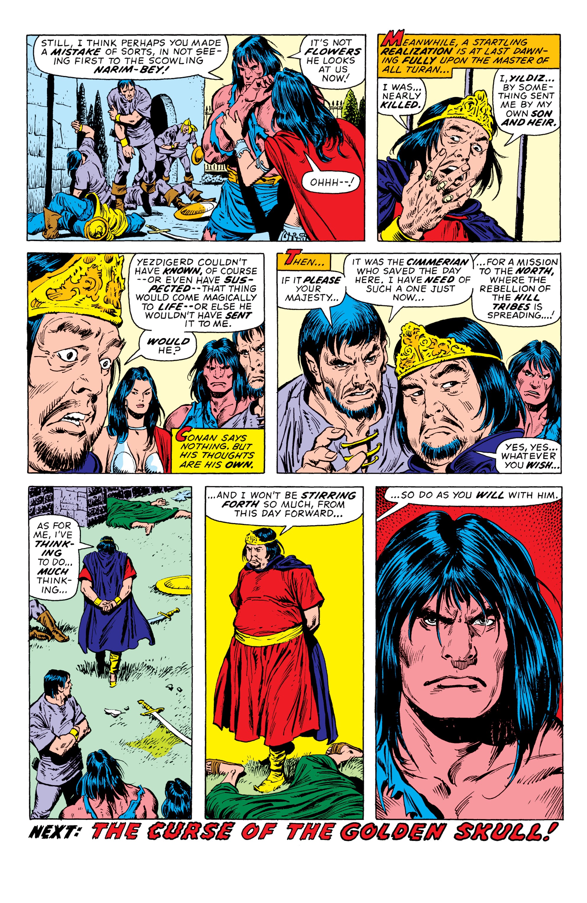 Read online Conan The Barbarian Epic Collection: The Original Marvel Years - The Curse Of The Golden Skull comic -  Issue # TPB (Part 3) - 5