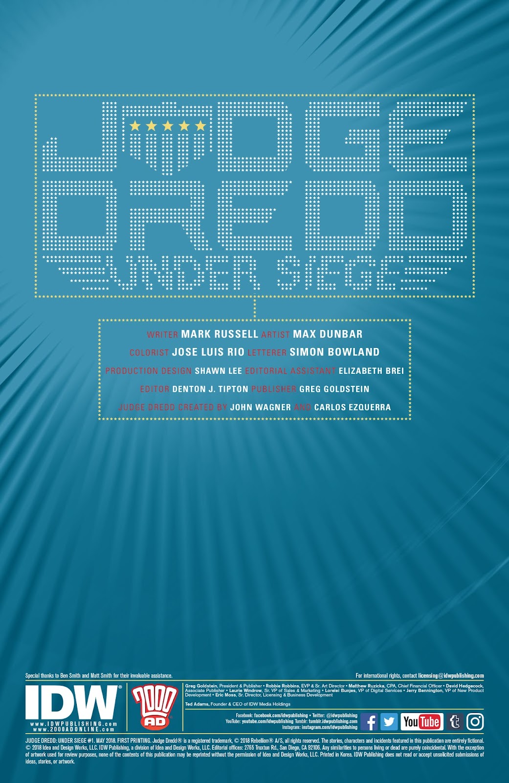 Judge Dredd: Under Siege issue 1 - Page 2