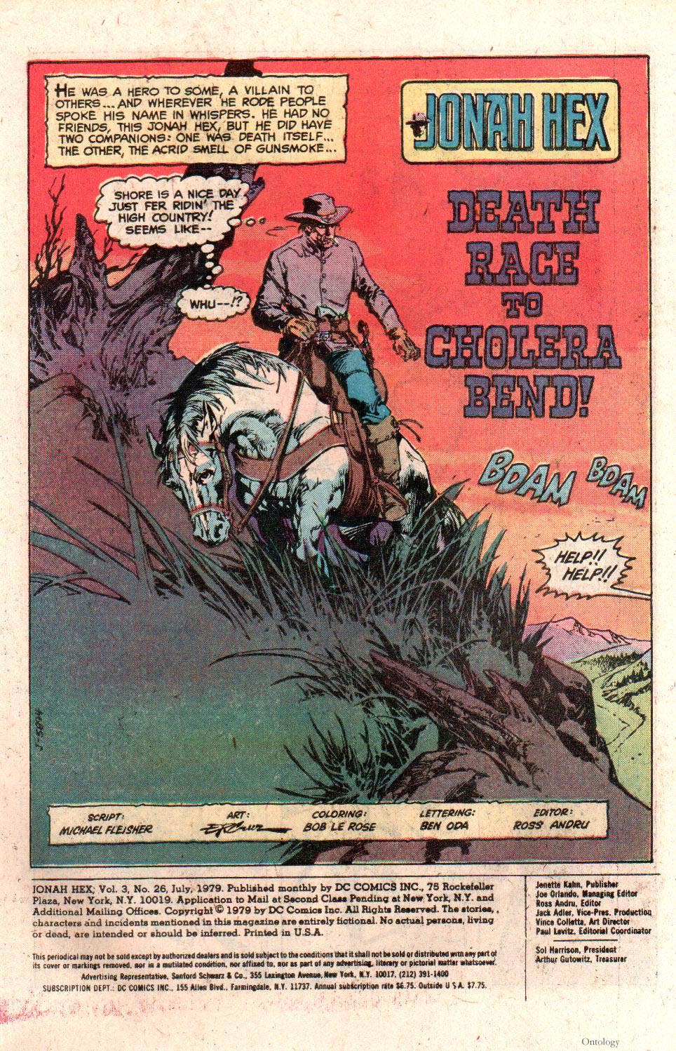 Read online Jonah Hex (1977) comic -  Issue #26 - 3