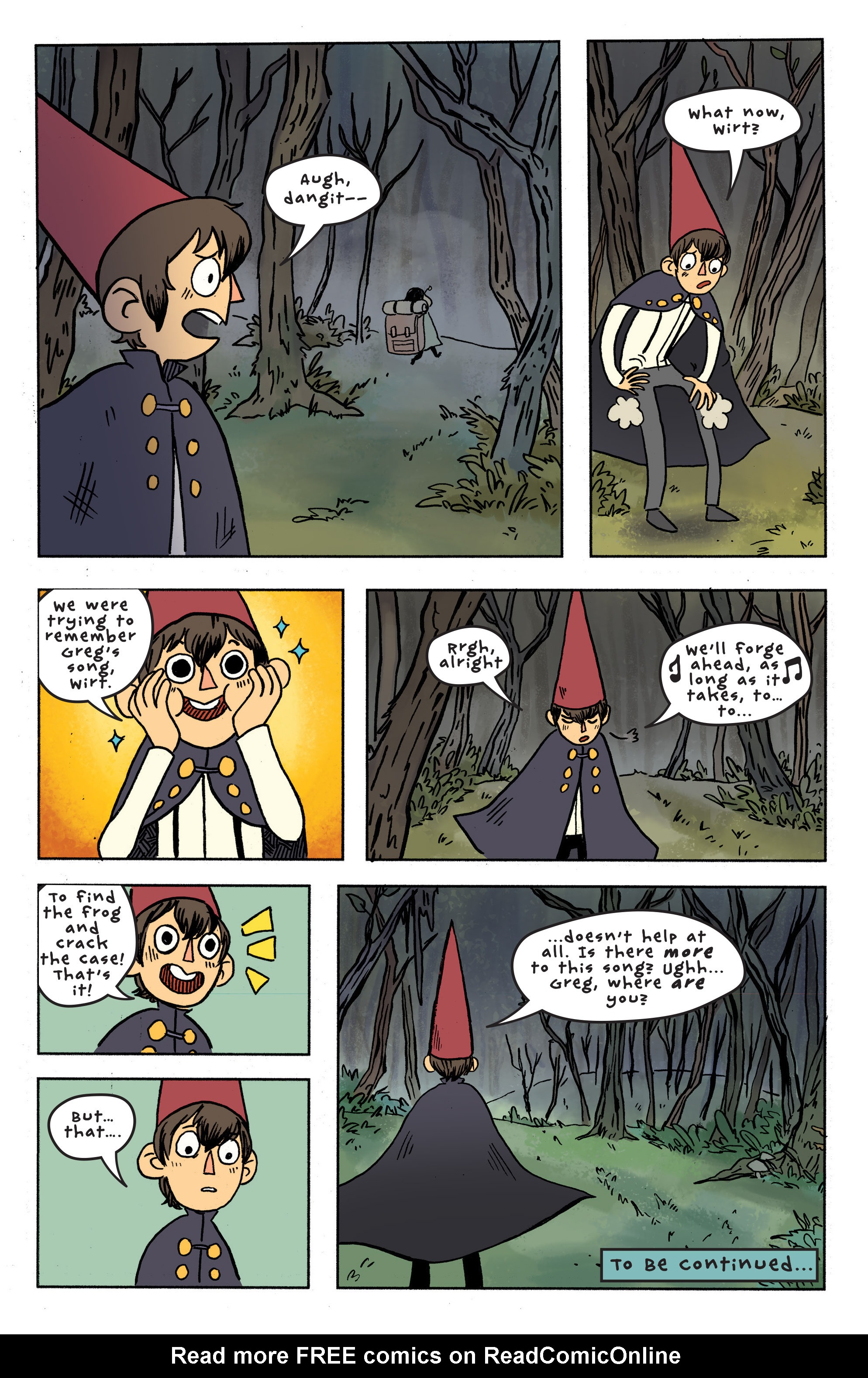 Read online Over the Garden Wall (2016) comic -  Issue #7 - 24
