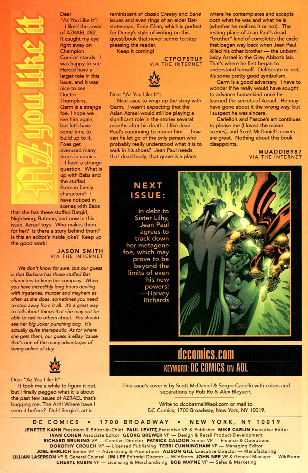 Read online Azrael: Agent of the Bat comic -  Issue #86 - 24