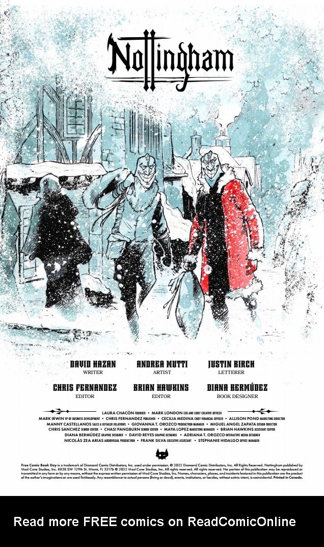 Read online Free Comic Book Day 2022 comic -  Issue # Nottingham - 2