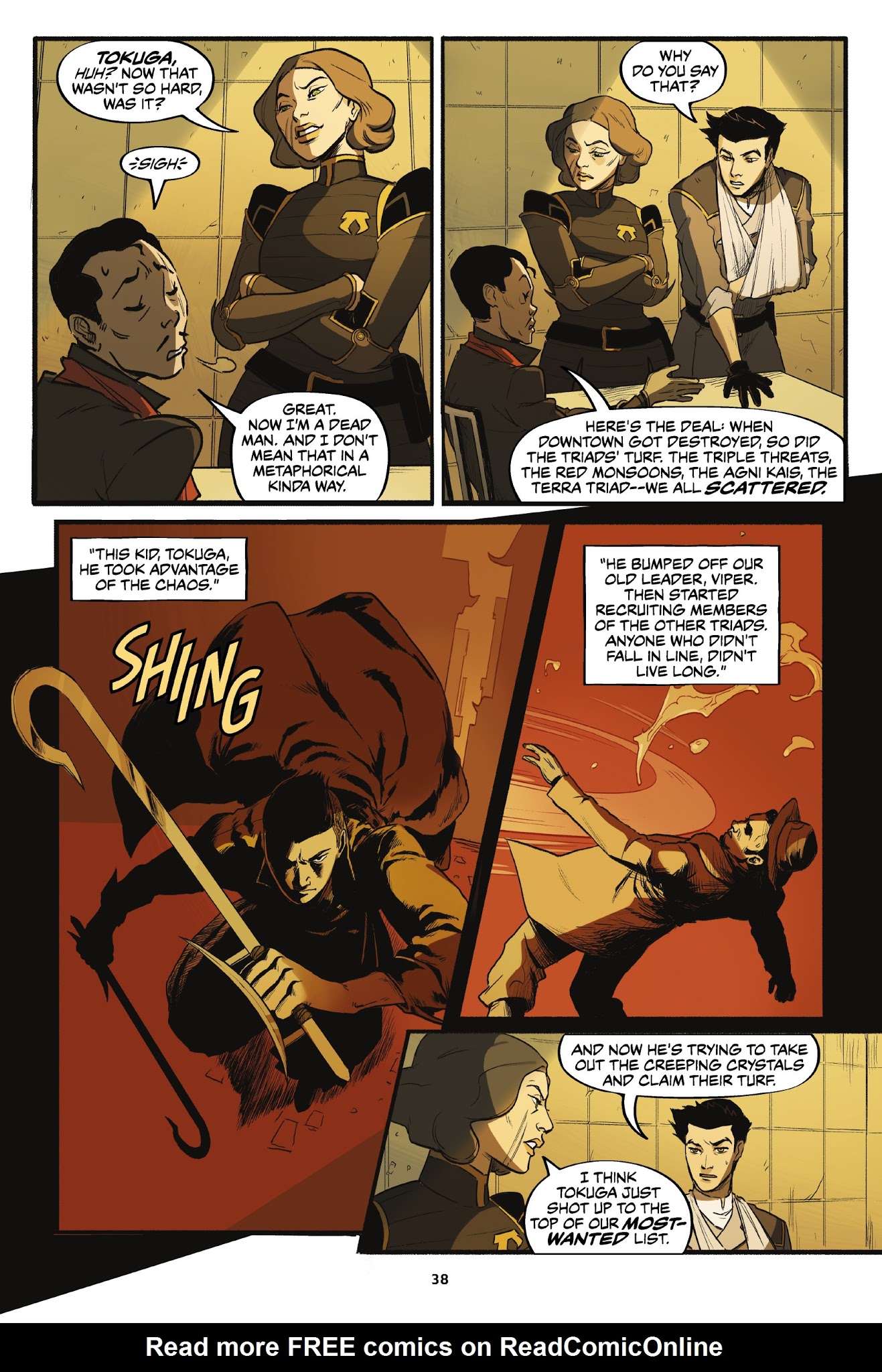 Read online Nickelodeon The Legend of Korra – Turf Wars comic -  Issue #1 - 39