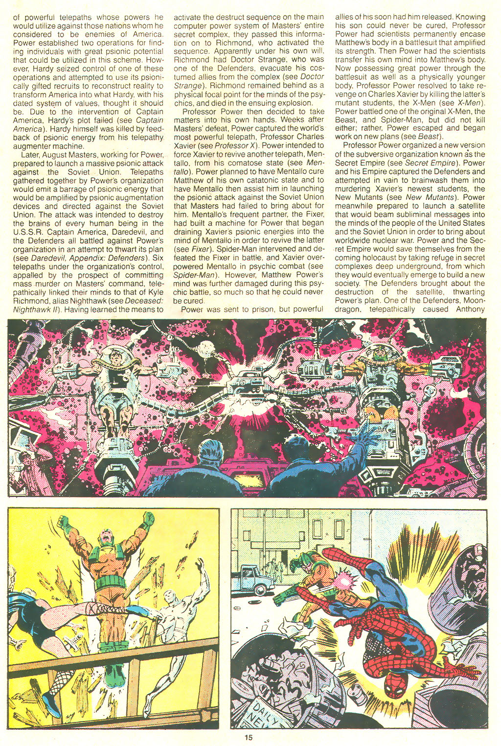 Read online The Official Handbook of the Marvel Universe Deluxe Edition comic -  Issue #19 - 17