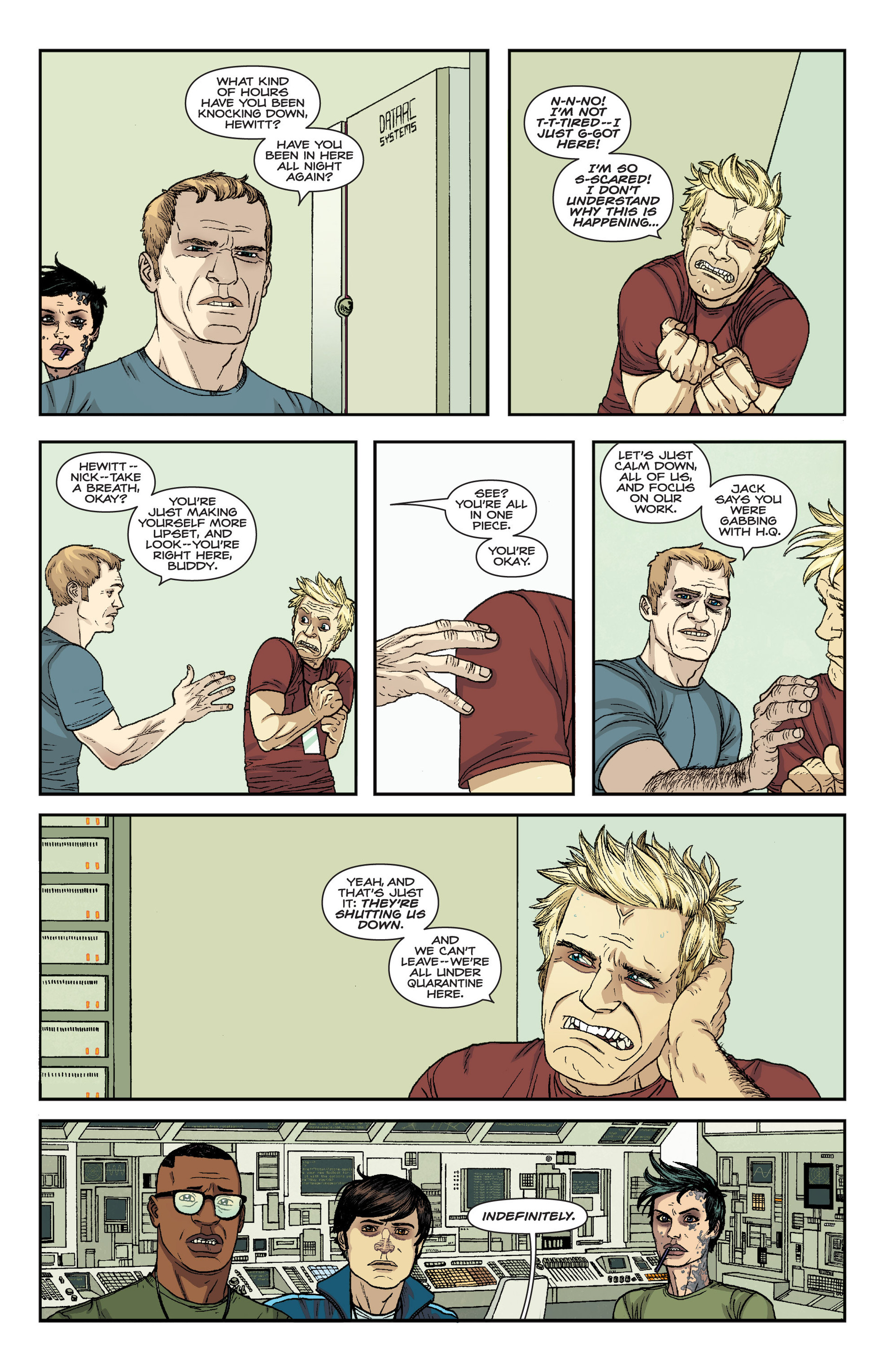Read online Nowhere Men comic -  Issue #1 - 18