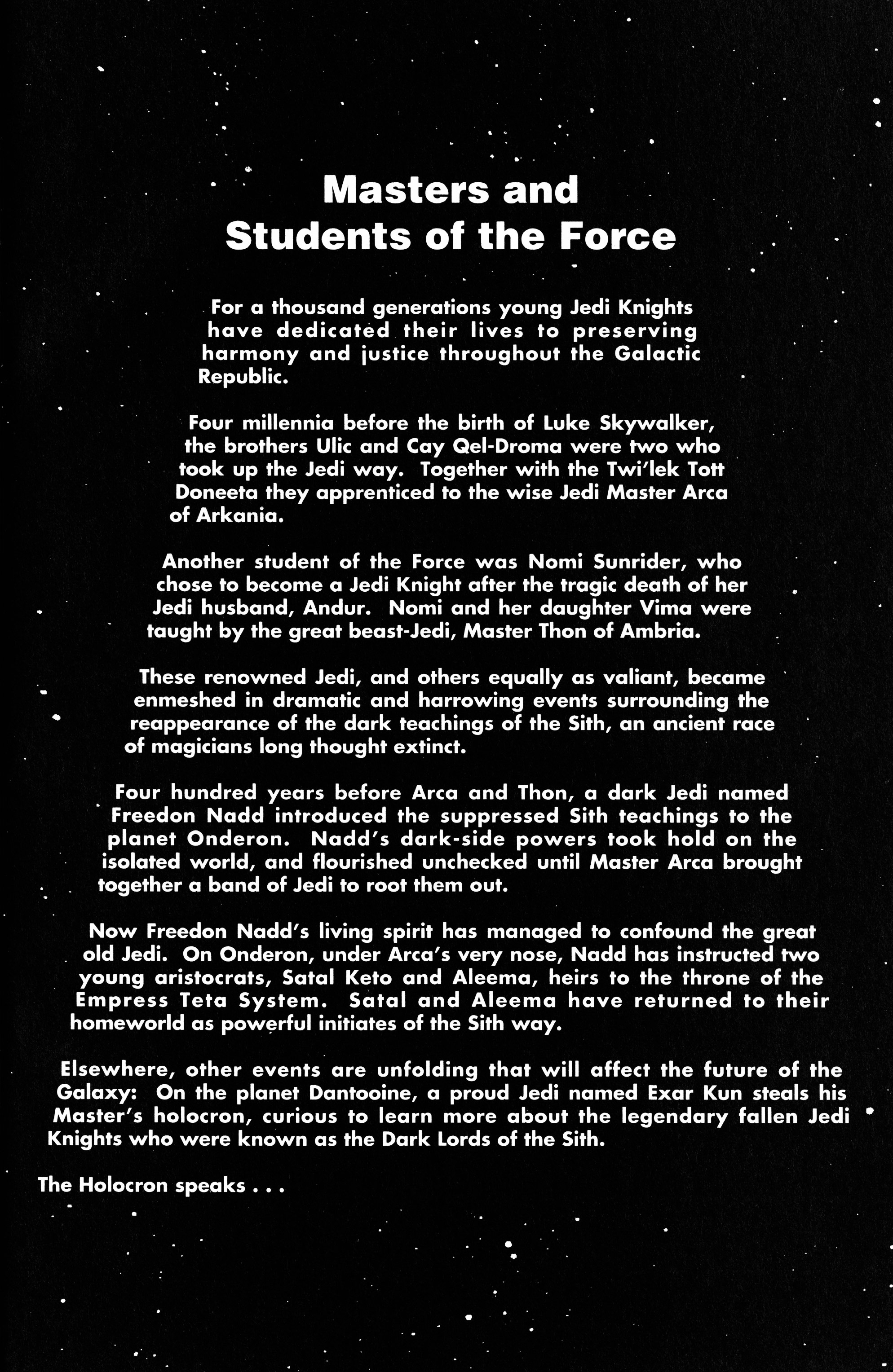 Read online Star Wars: Tales of the Jedi - Dark Lords of the Sith comic -  Issue #1 - 3