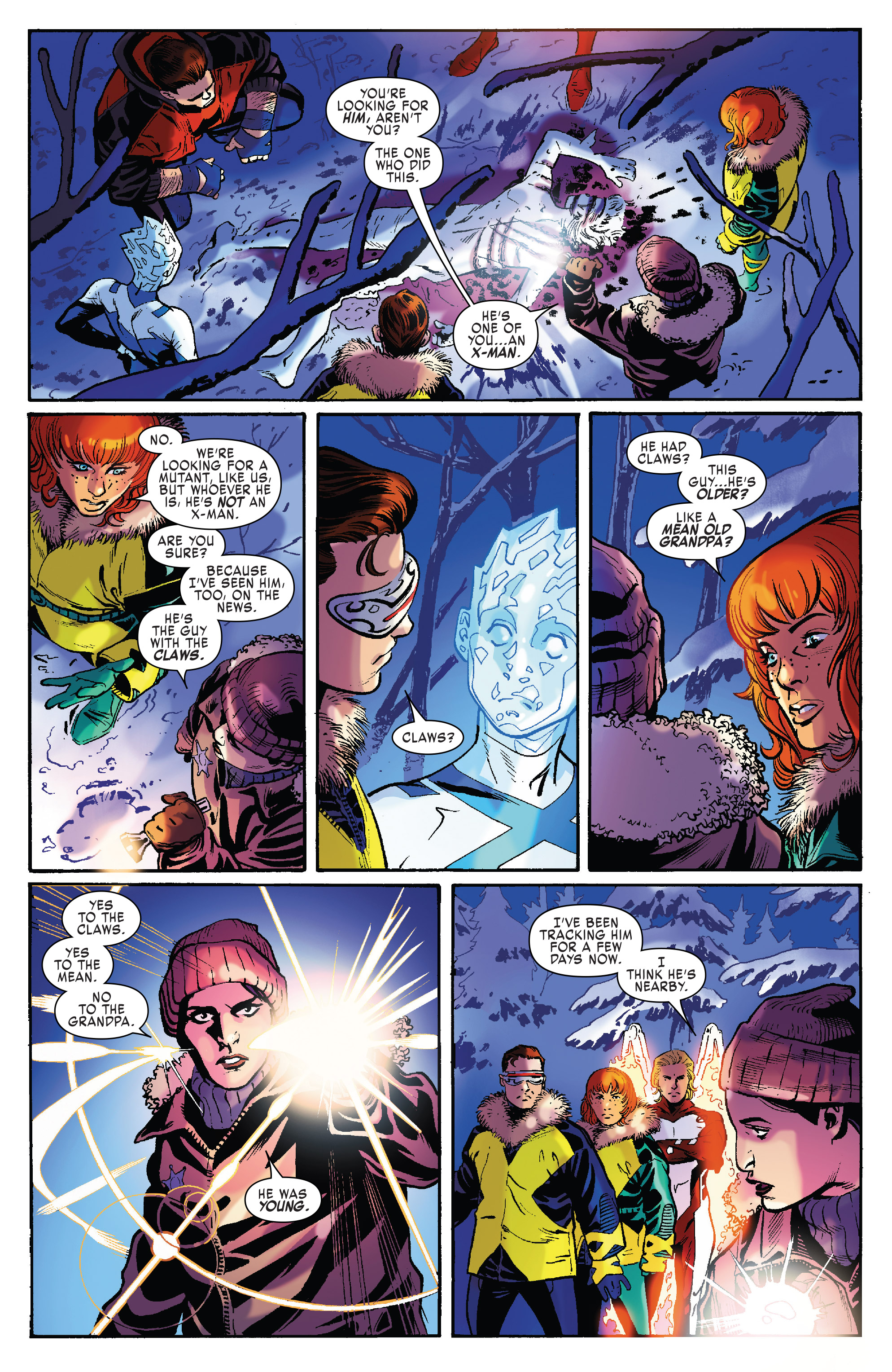 Read online X-Men: Blue comic -  Issue #4 - 7