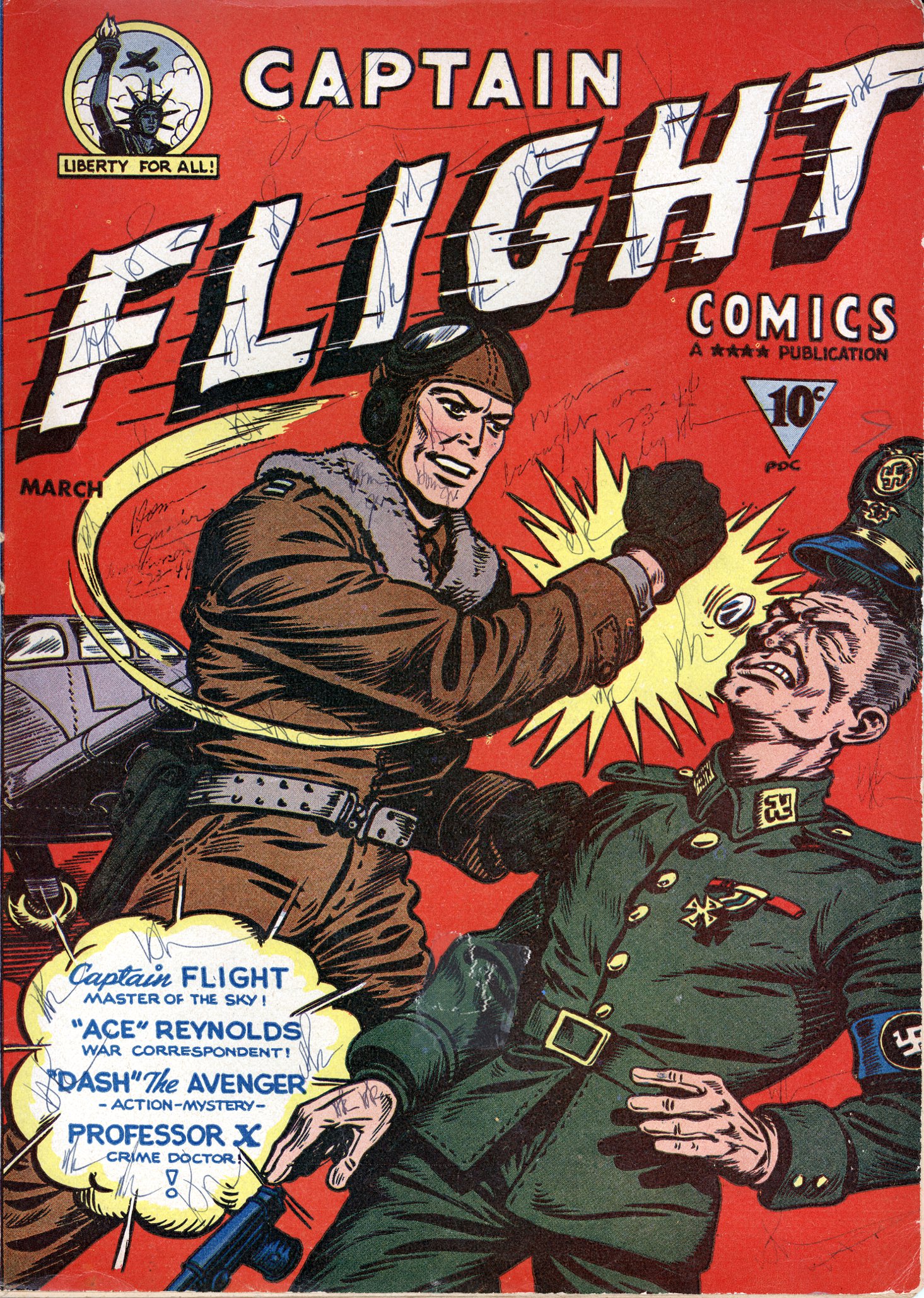 Read online Captain Flight Comics comic -  Issue #1 - 1