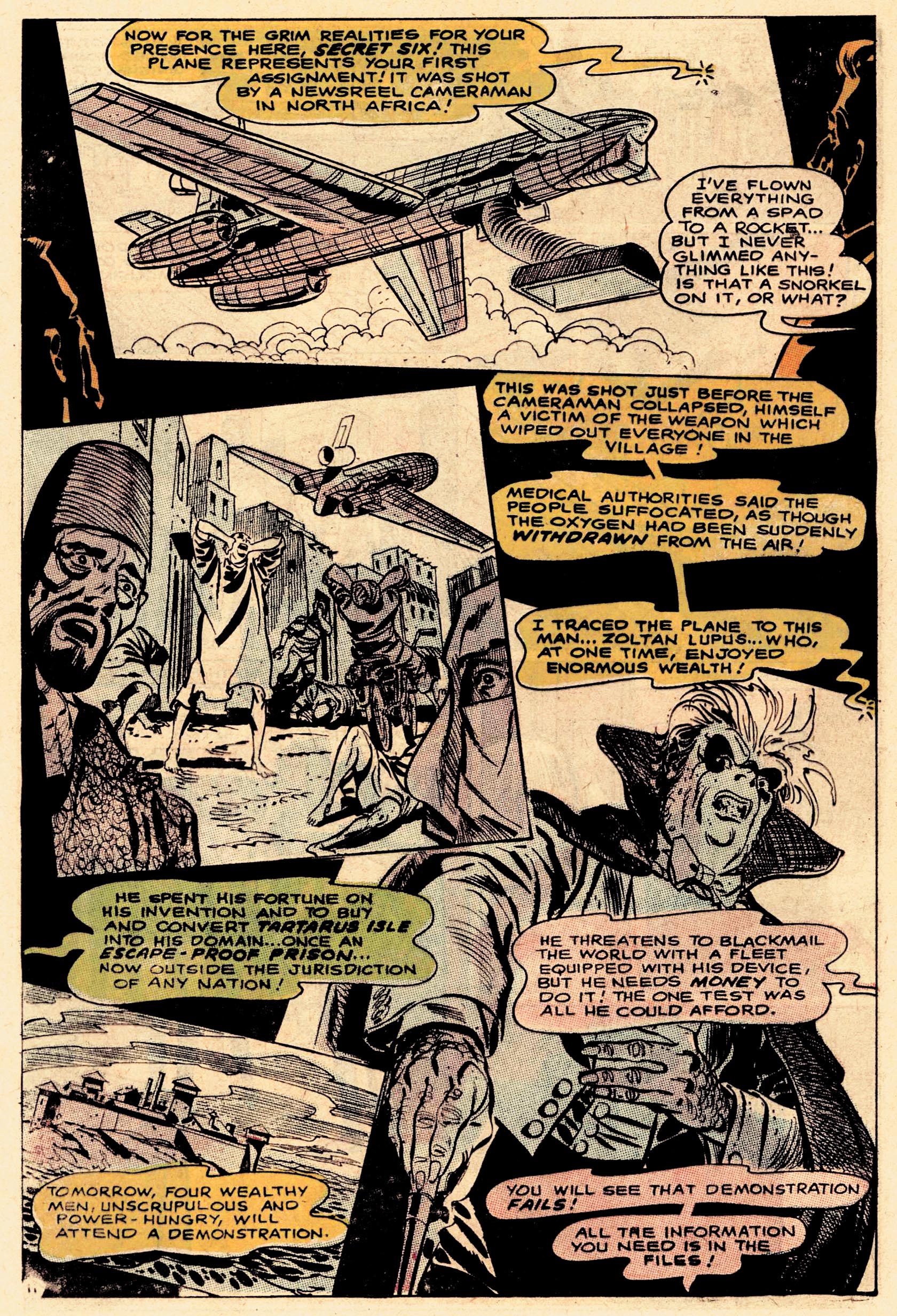 Read online Secret Six (1968) comic -  Issue #1 - 16