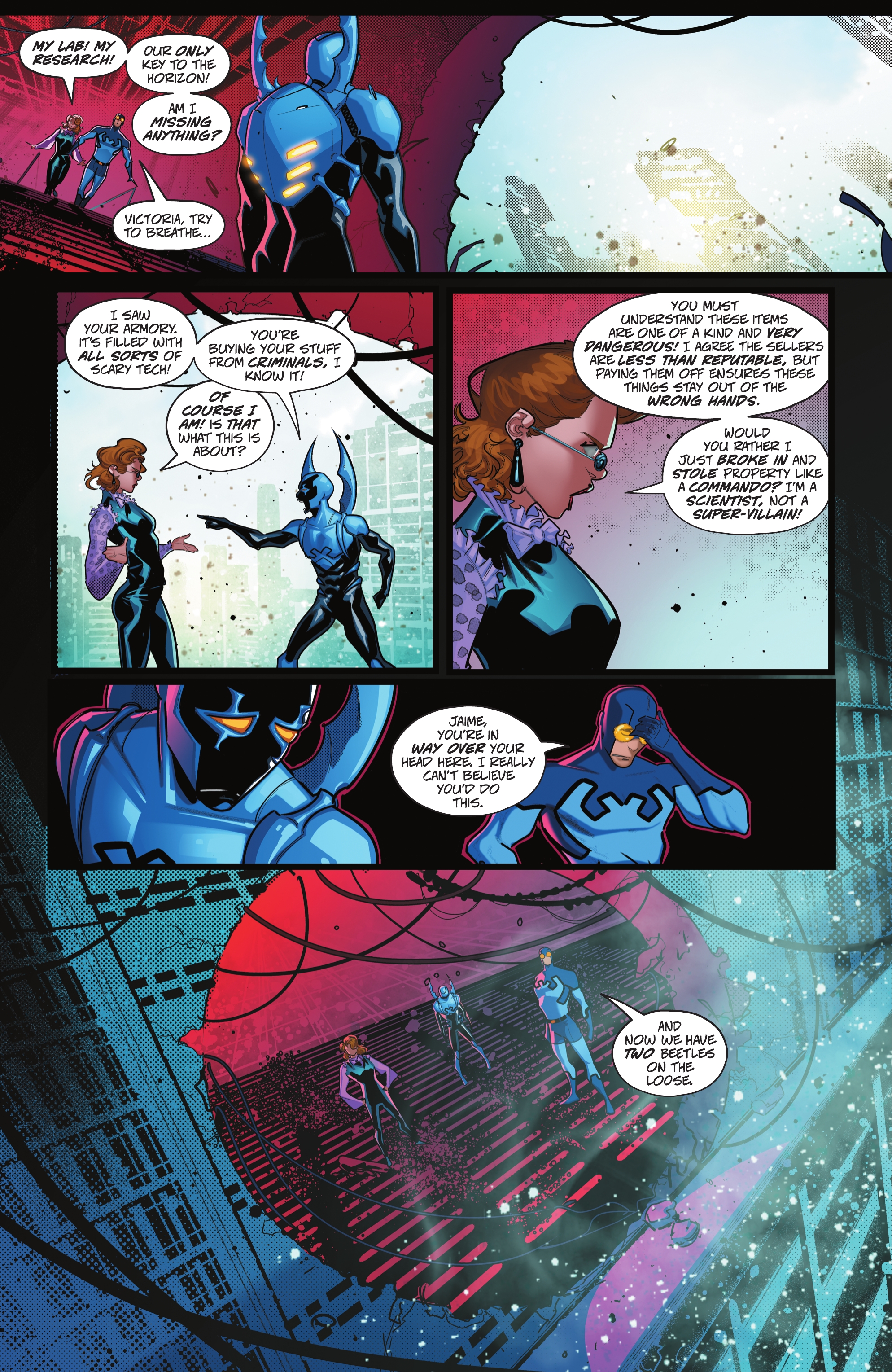 Read online Blue Beetle: Graduation Day comic -  Issue #4 - 22