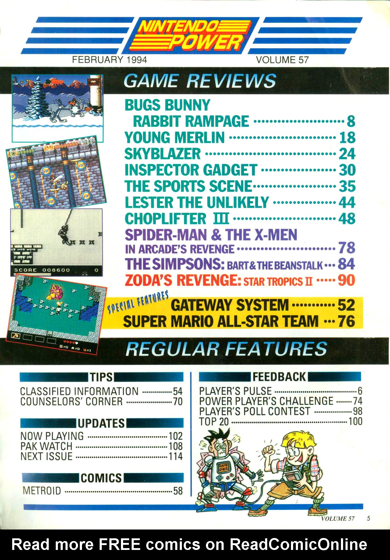 Read online Nintendo Power comic -  Issue #57 - 6