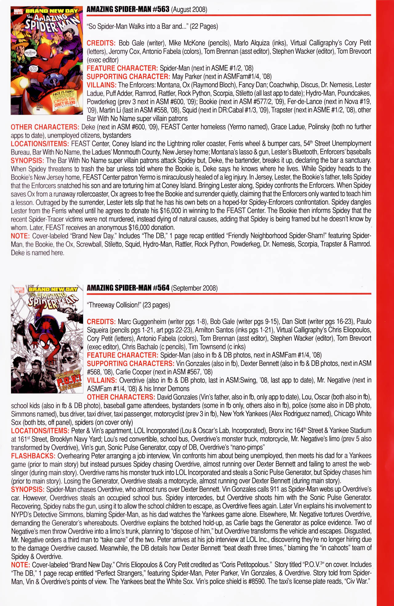 Read online Official Index to the Marvel Universe comic -  Issue #13 - 19