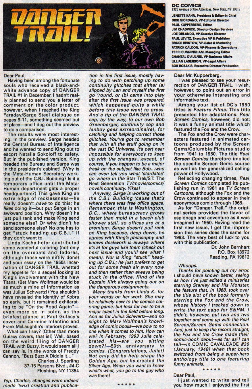 Read online Danger Trail (1993) comic -  Issue #4 - 24