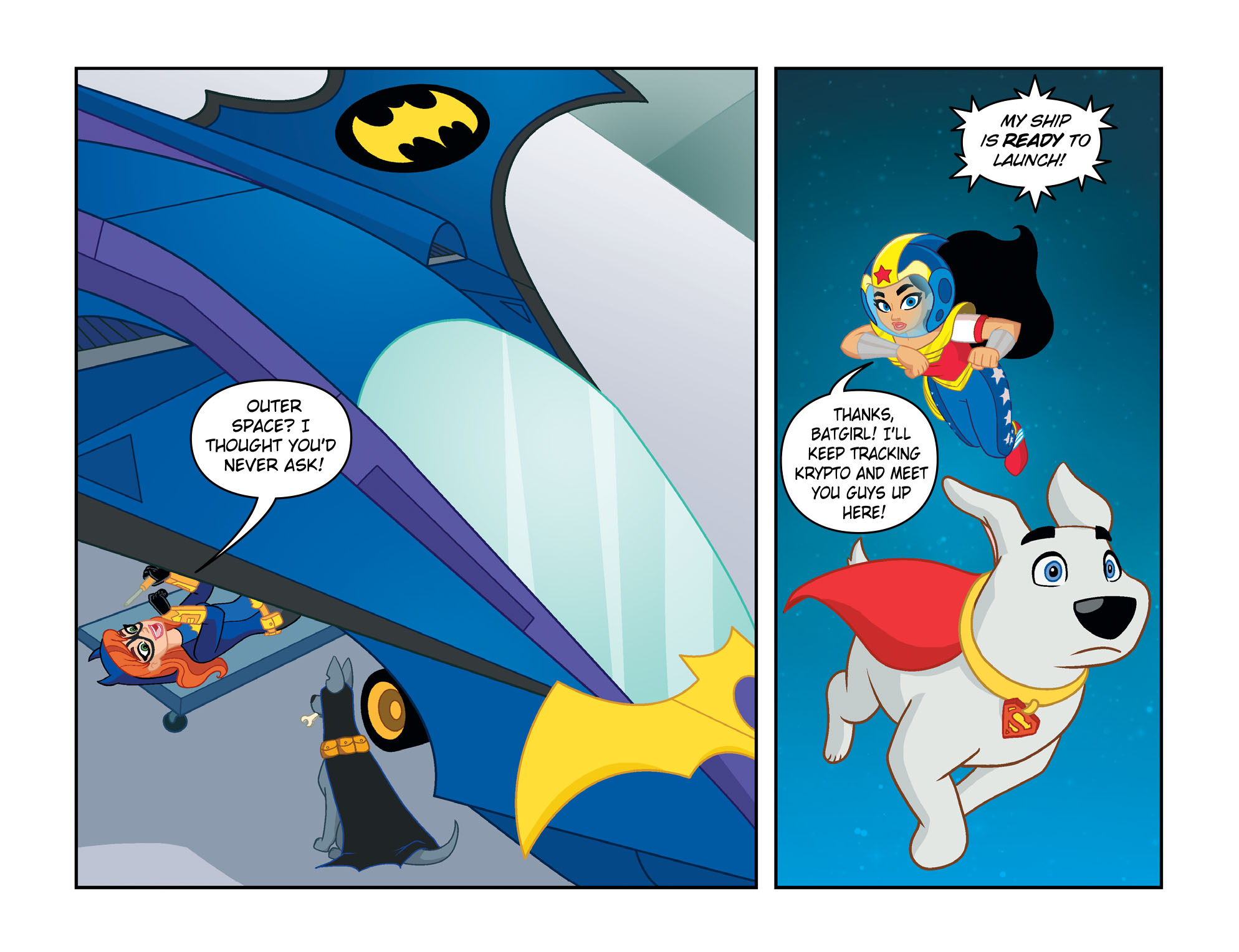 Read online DC Super Hero Girls: Spaced Out comic -  Issue #10 - 12