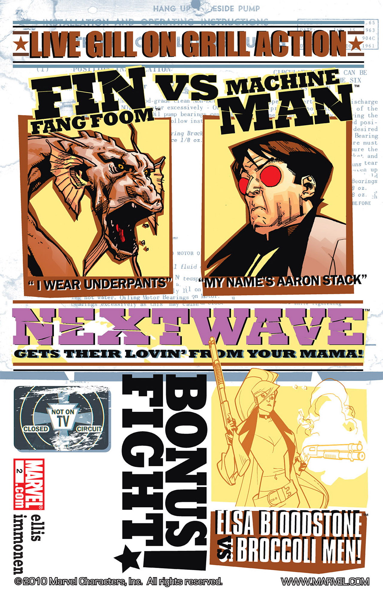 Read online Nextwave: Agents Of H.A.T.E. comic -  Issue #2 - 1