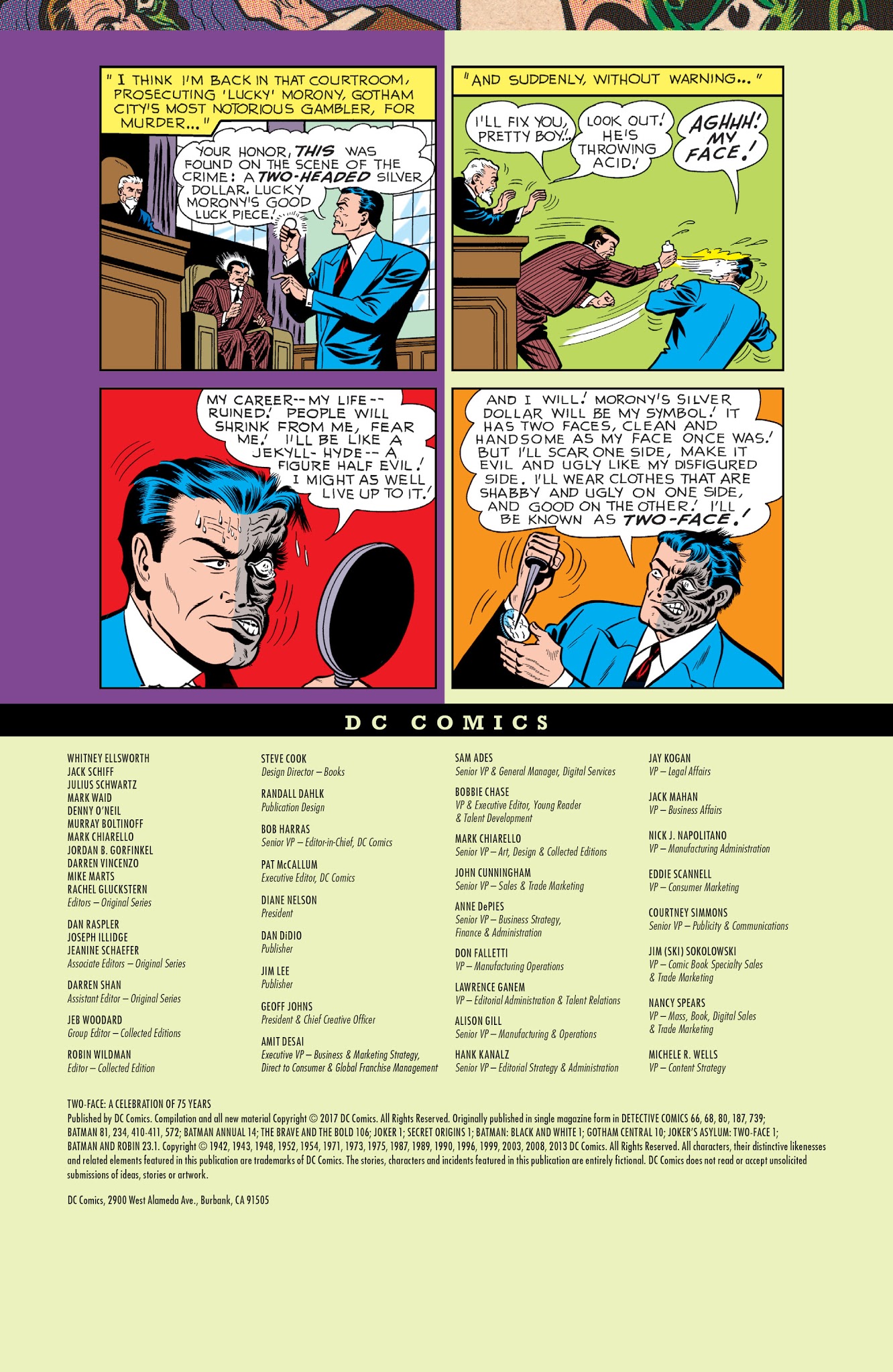 Read online Two-Face: A Celebration of 75 Years comic -  Issue # TPB - 4