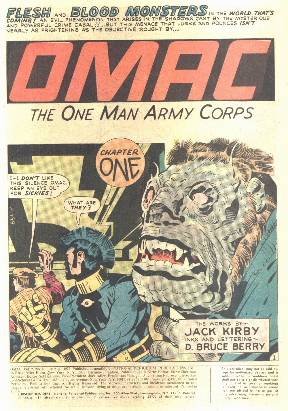 Read online OMAC (1974) comic -  Issue #6 - 2