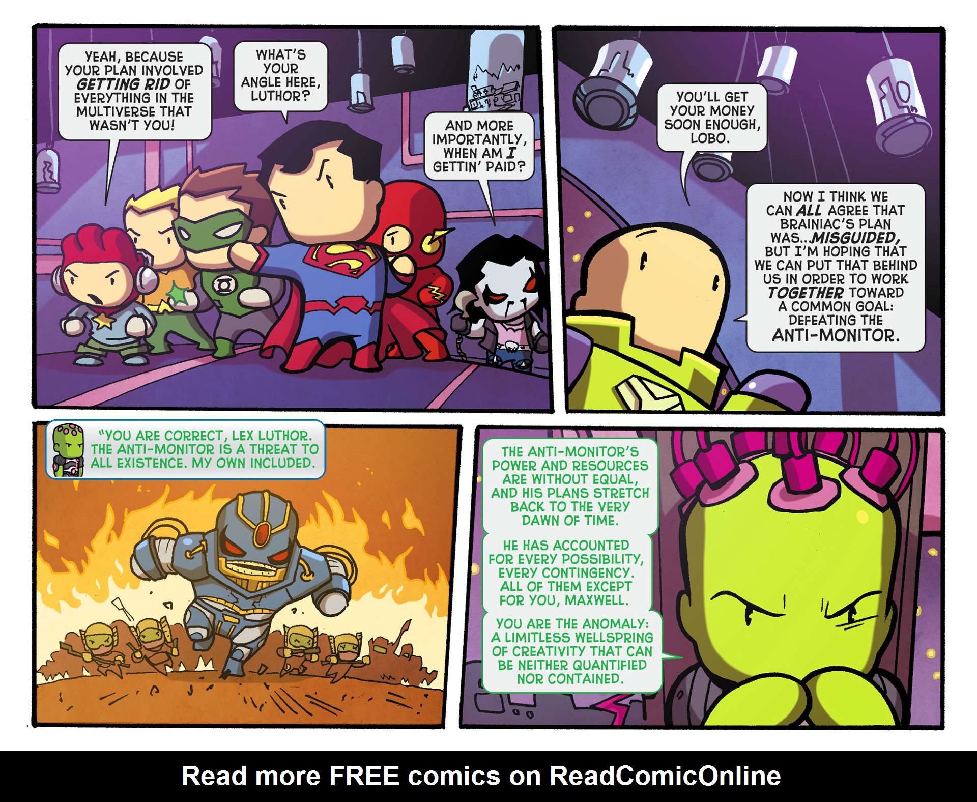 Read online Scribblenauts Unmasked: A Crisis of Imagination comic -  Issue #10 - 16