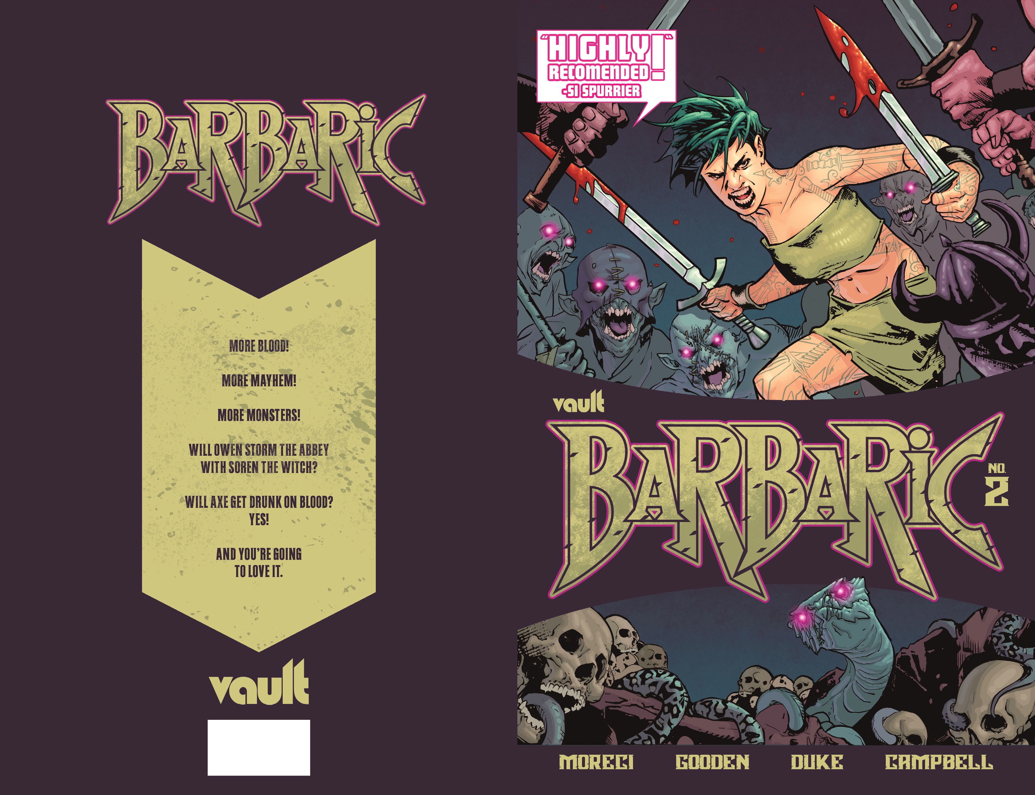 Read online Barbaric comic -  Issue #2 - 1
