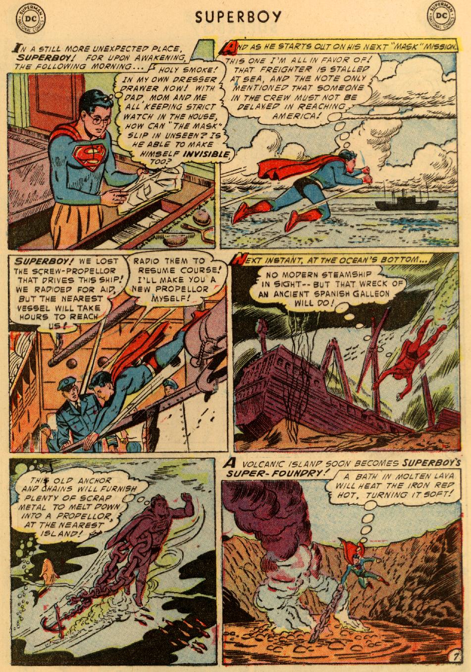 Read online Superboy (1949) comic -  Issue #36 - 32