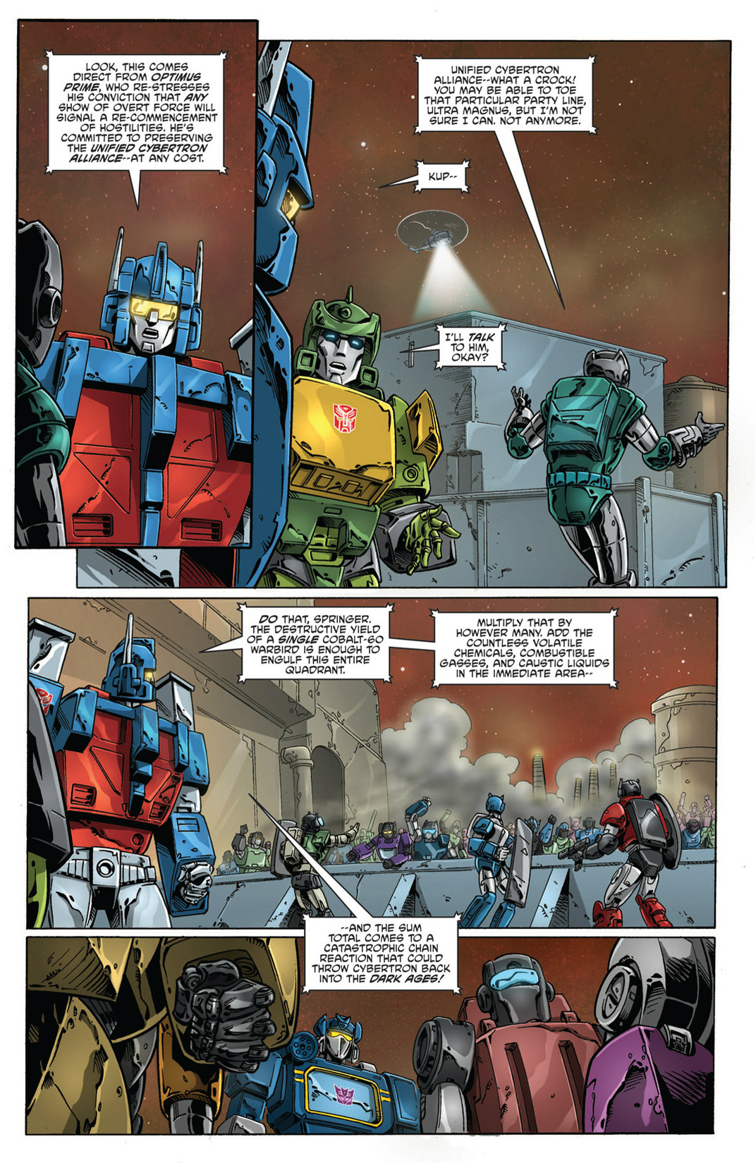 Read online The Transformers: Regeneration One comic -  Issue #81 - 8