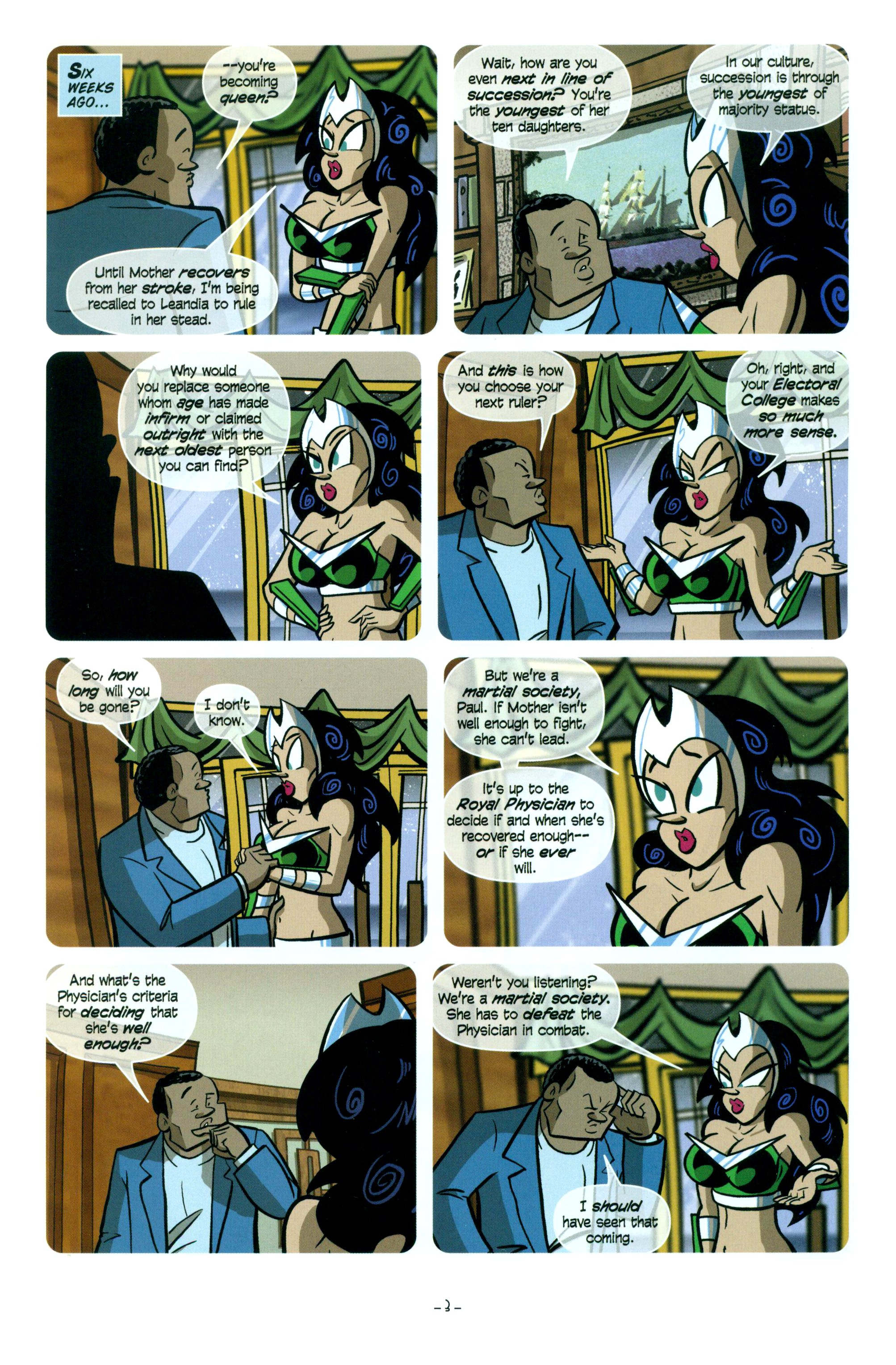 Read online Love and Capes: What to Expect comic -  Issue #4 - 5