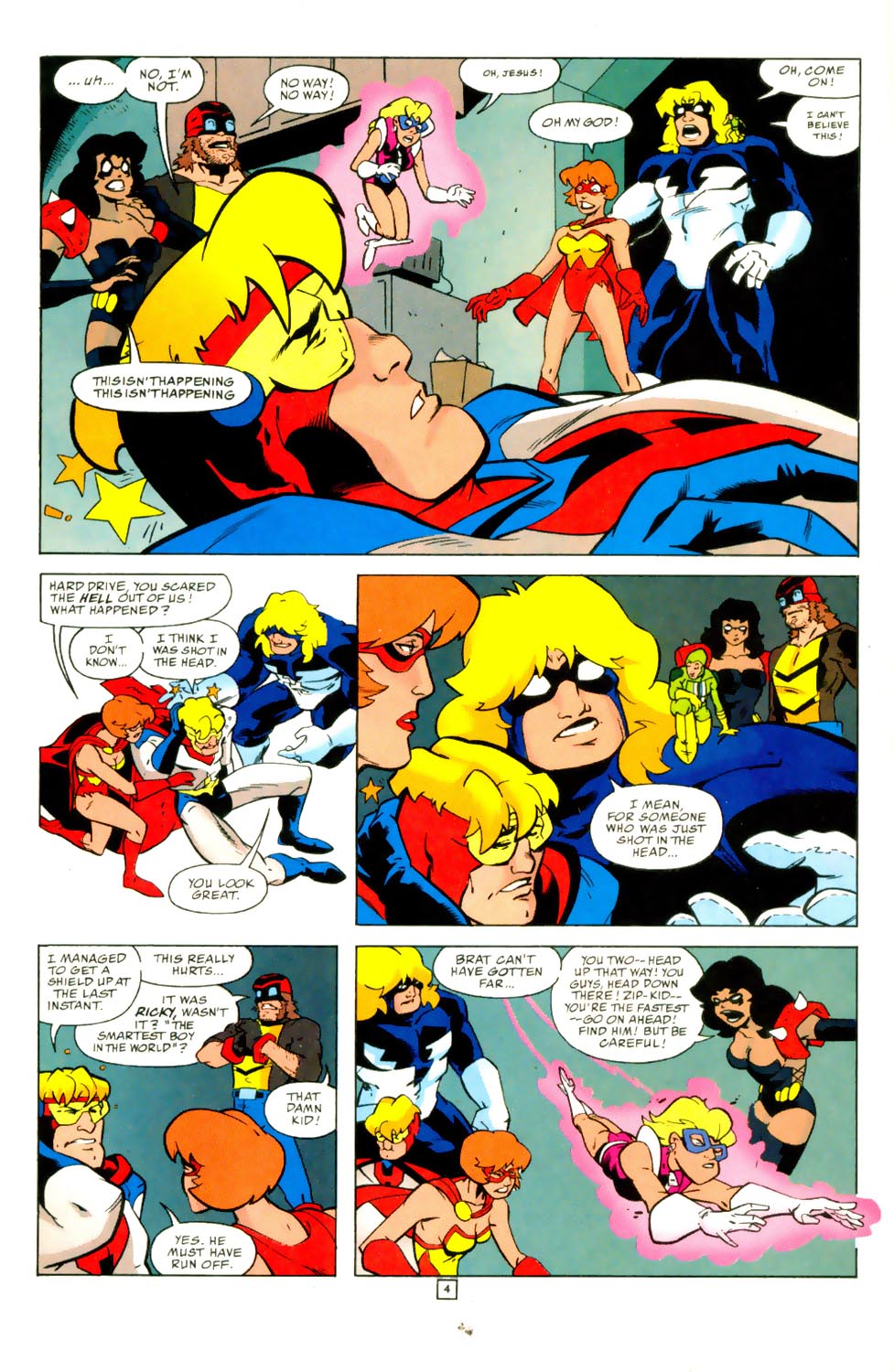 Read online Young Heroes in Love comic -  Issue #12 - 5