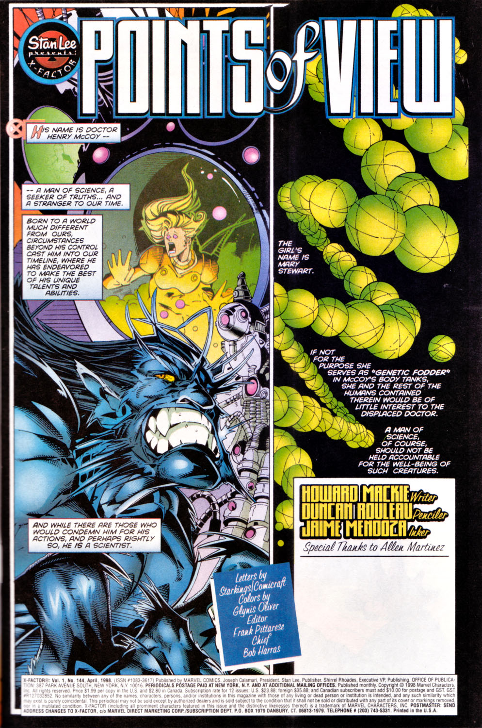 Read online X-Factor (1986) comic -  Issue #144 - 2