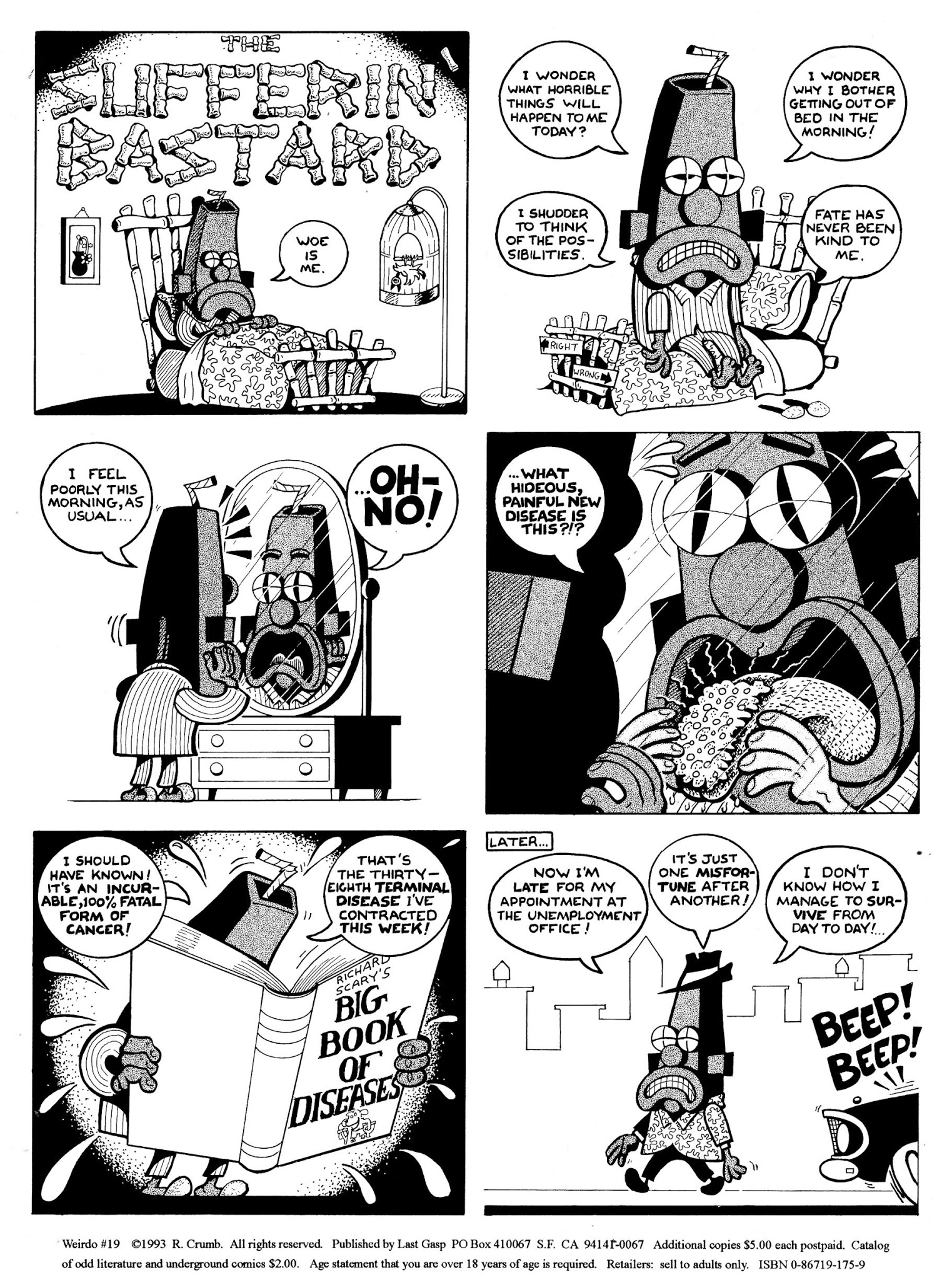 Read online Weirdo comic -  Issue #19 - 2