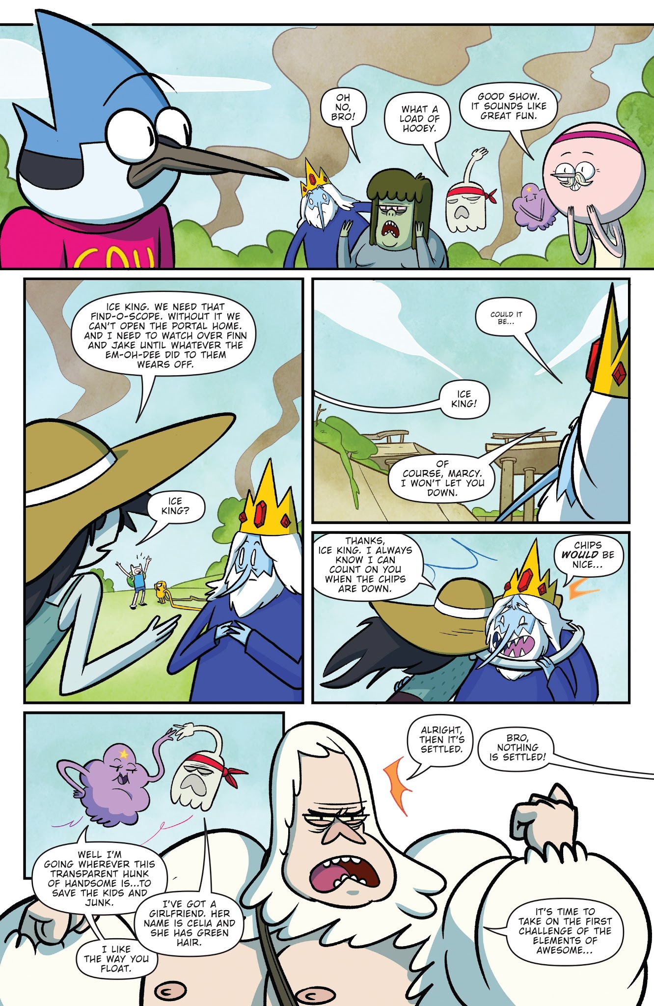 Read online Adventure Time/Regular Show comic -  Issue #2 - 10