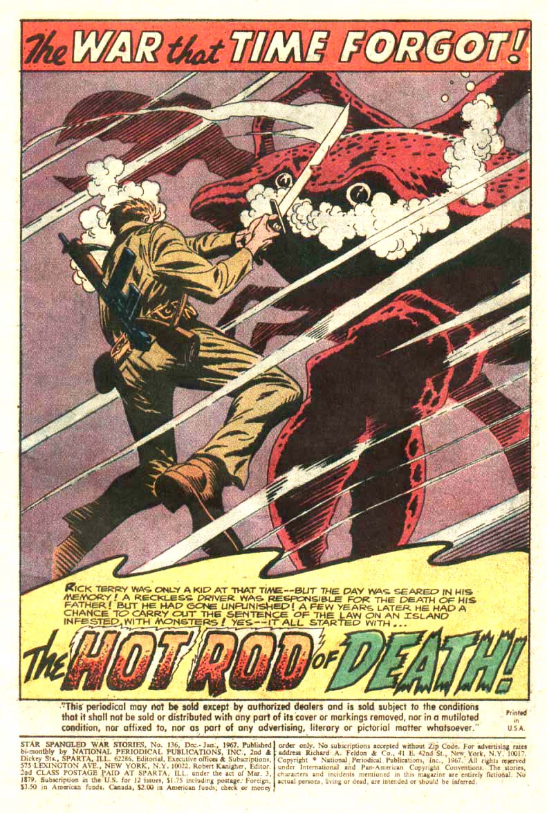 Read online Star Spangled War Stories (1952) comic -  Issue #136 - 3