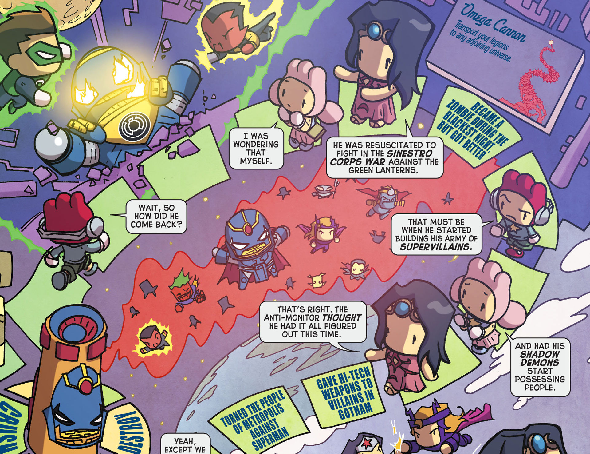 Read online Scribblenauts Unmasked: A Crisis of Imagination comic -  Issue #15 - 16