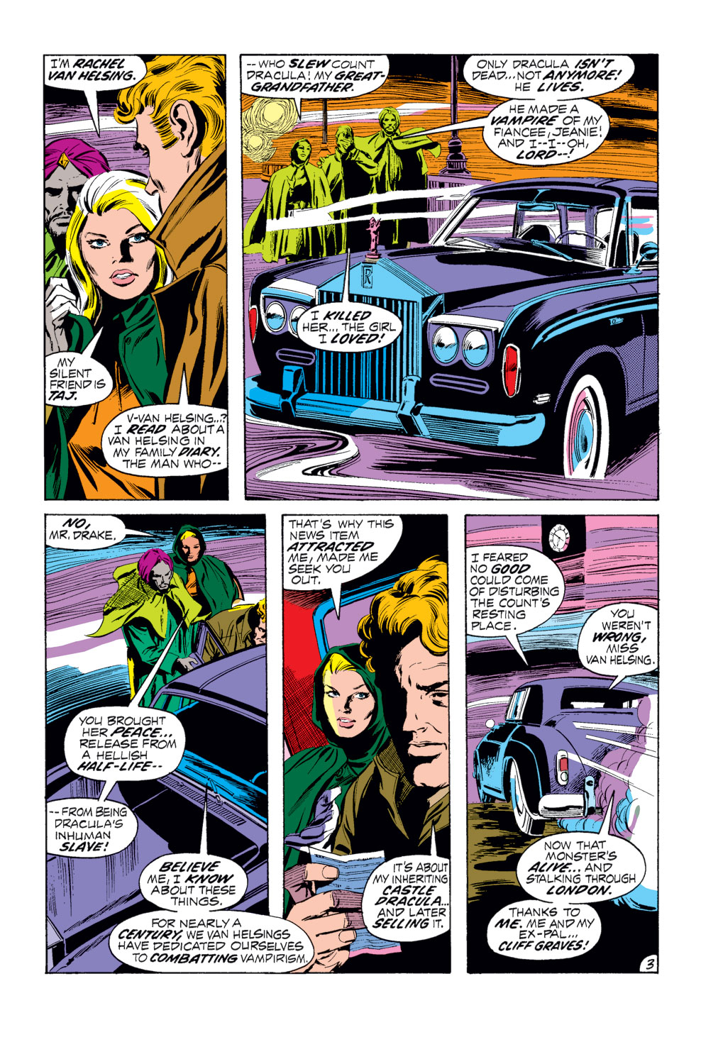 Read online Tomb of Dracula (1972) comic -  Issue #3 - 4