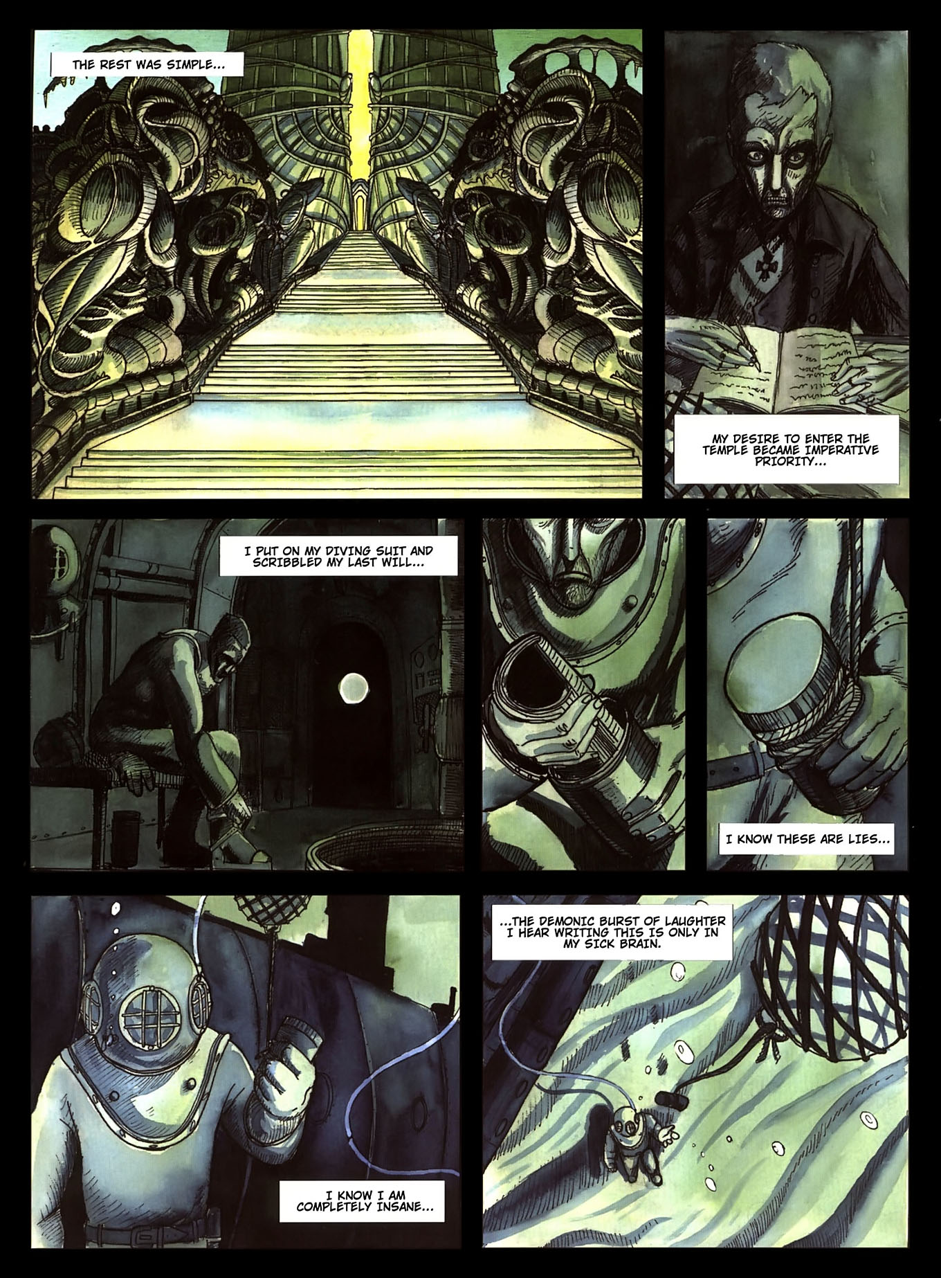 Read online H.P. Lovecraft - The Temple comic -  Issue # Full - 74