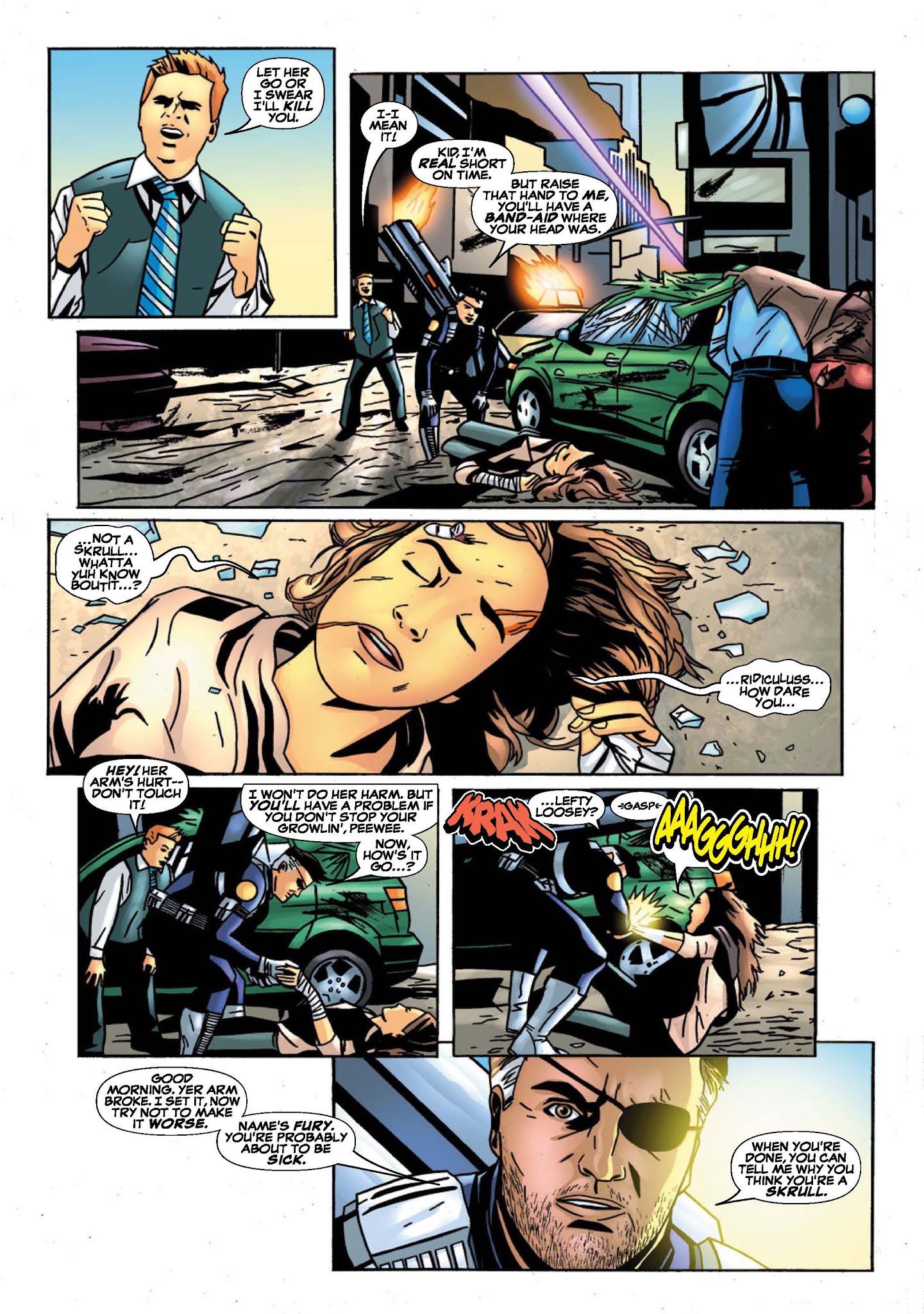 Read online Secret Invasion: Home Invasion comic -  Issue #4 - 5