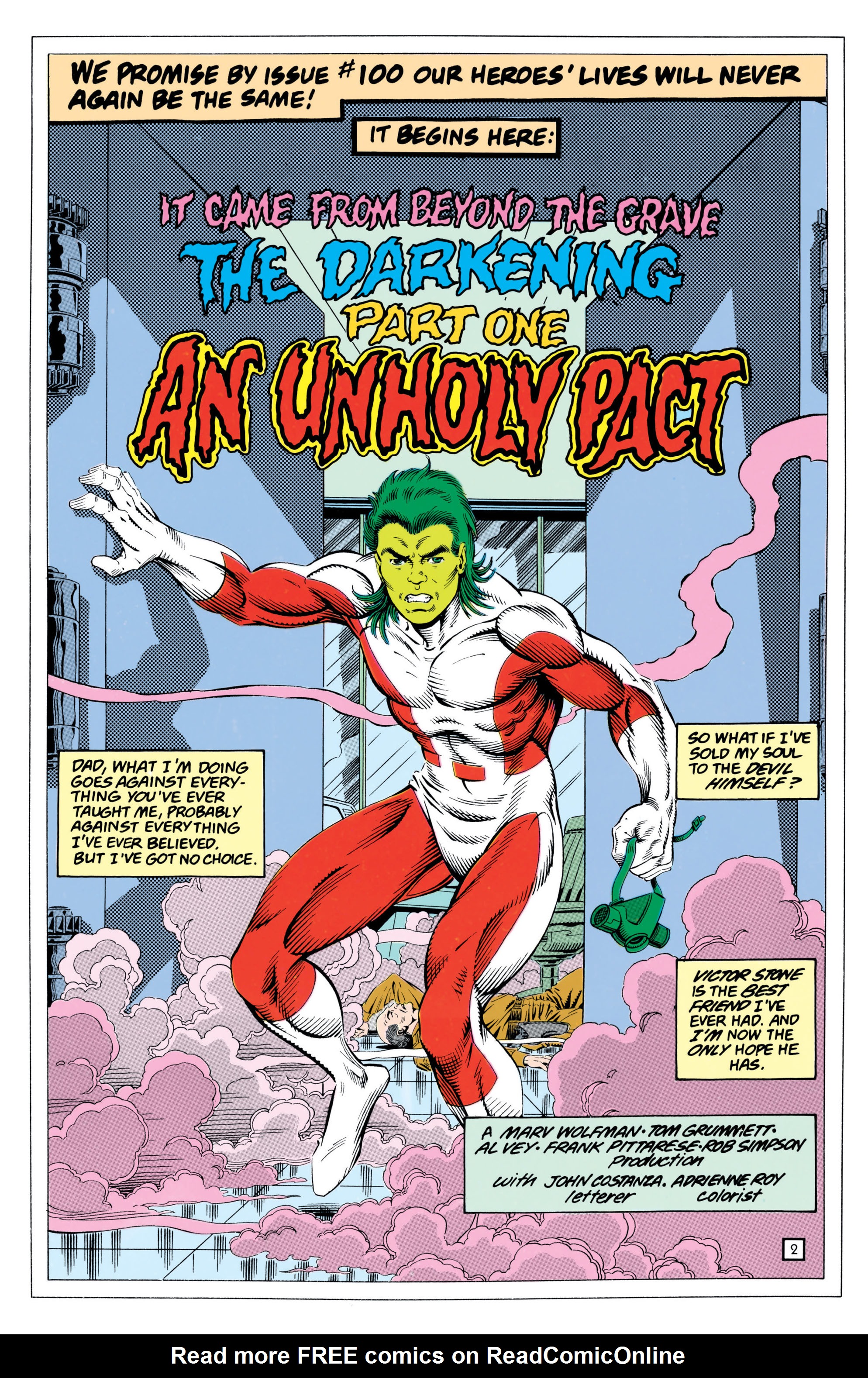 Read online The New Titans (1988) comic -  Issue #97 - 3