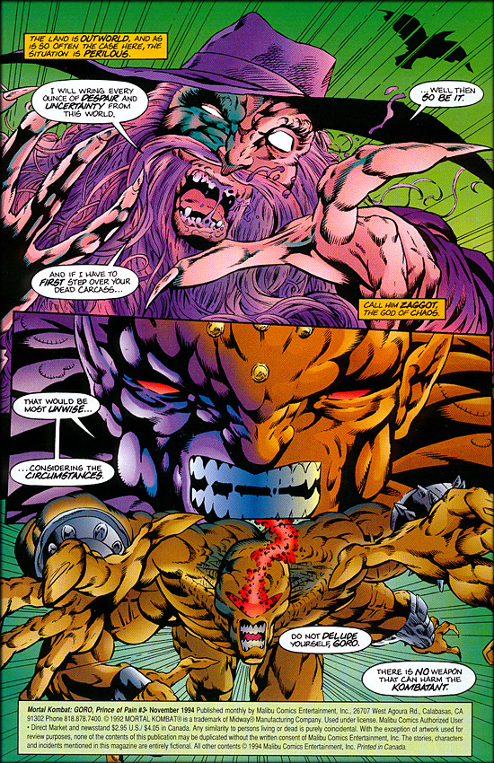 Read online Mortal Kombat: GORO, Prince of Pain comic -  Issue #3 - 2