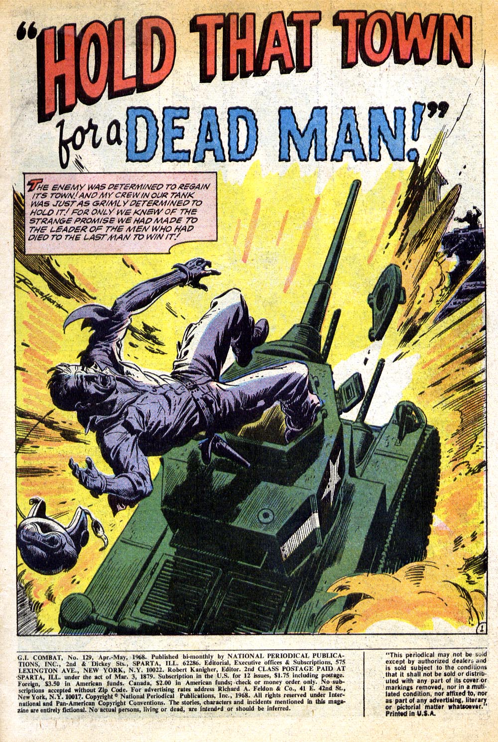 Read online G.I. Combat (1952) comic -  Issue #129 - 3