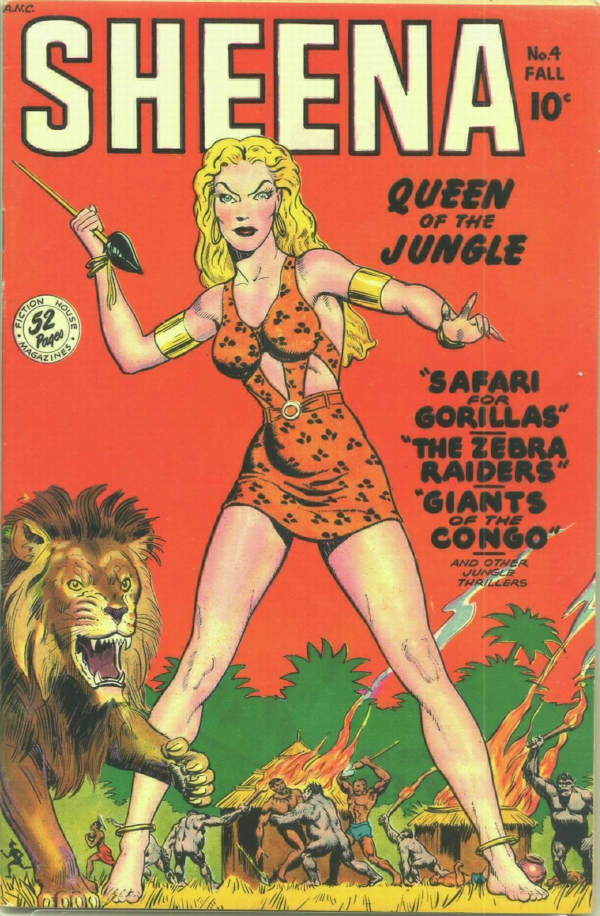 Read online Sheena, Queen of the Jungle (1942) comic -  Issue #4 - 52