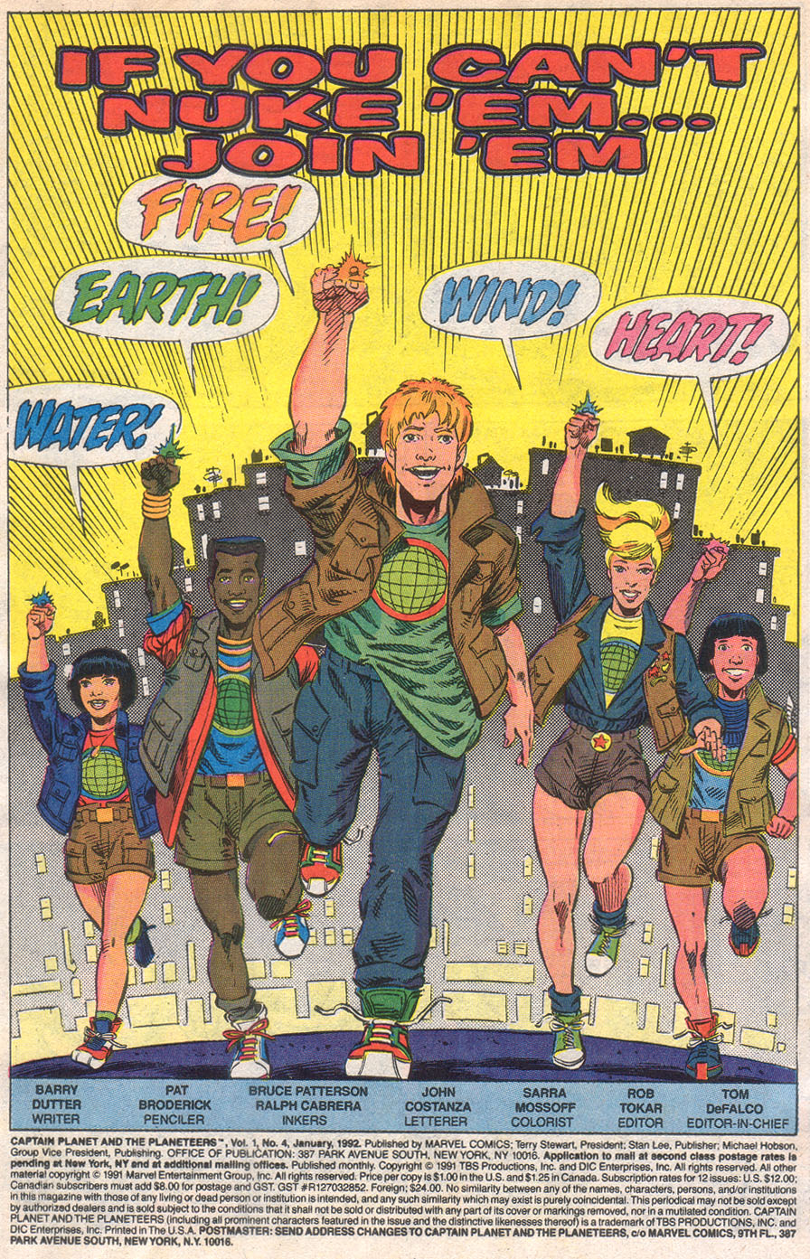 Captain Planet and the Planeteers 4 Page 2