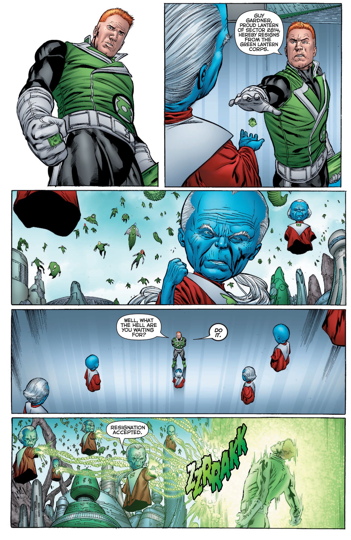 Read online Green Lantern: Rise of the Third Army comic -  Issue # TPB - 100