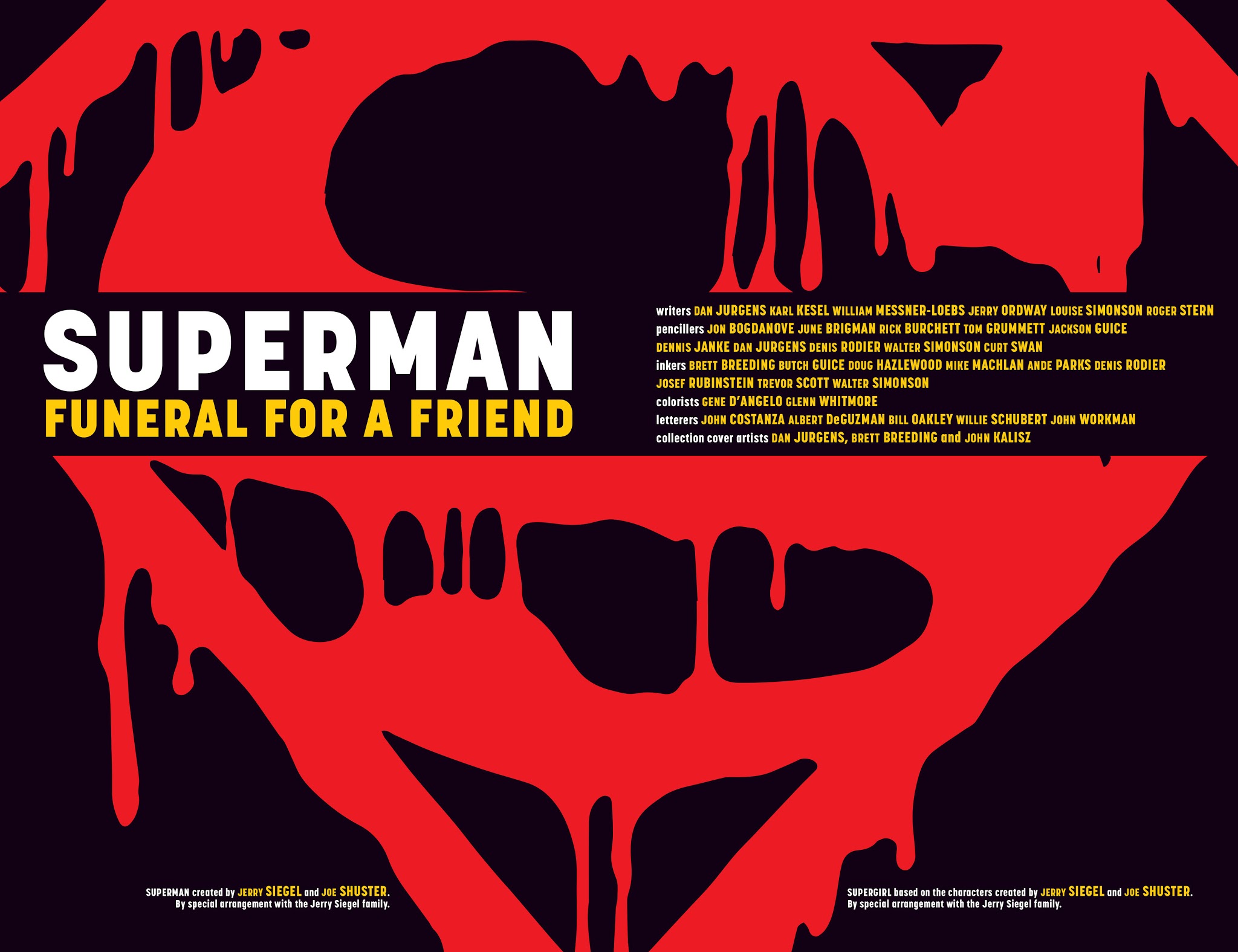 Superman Funeral For A Friend TPB