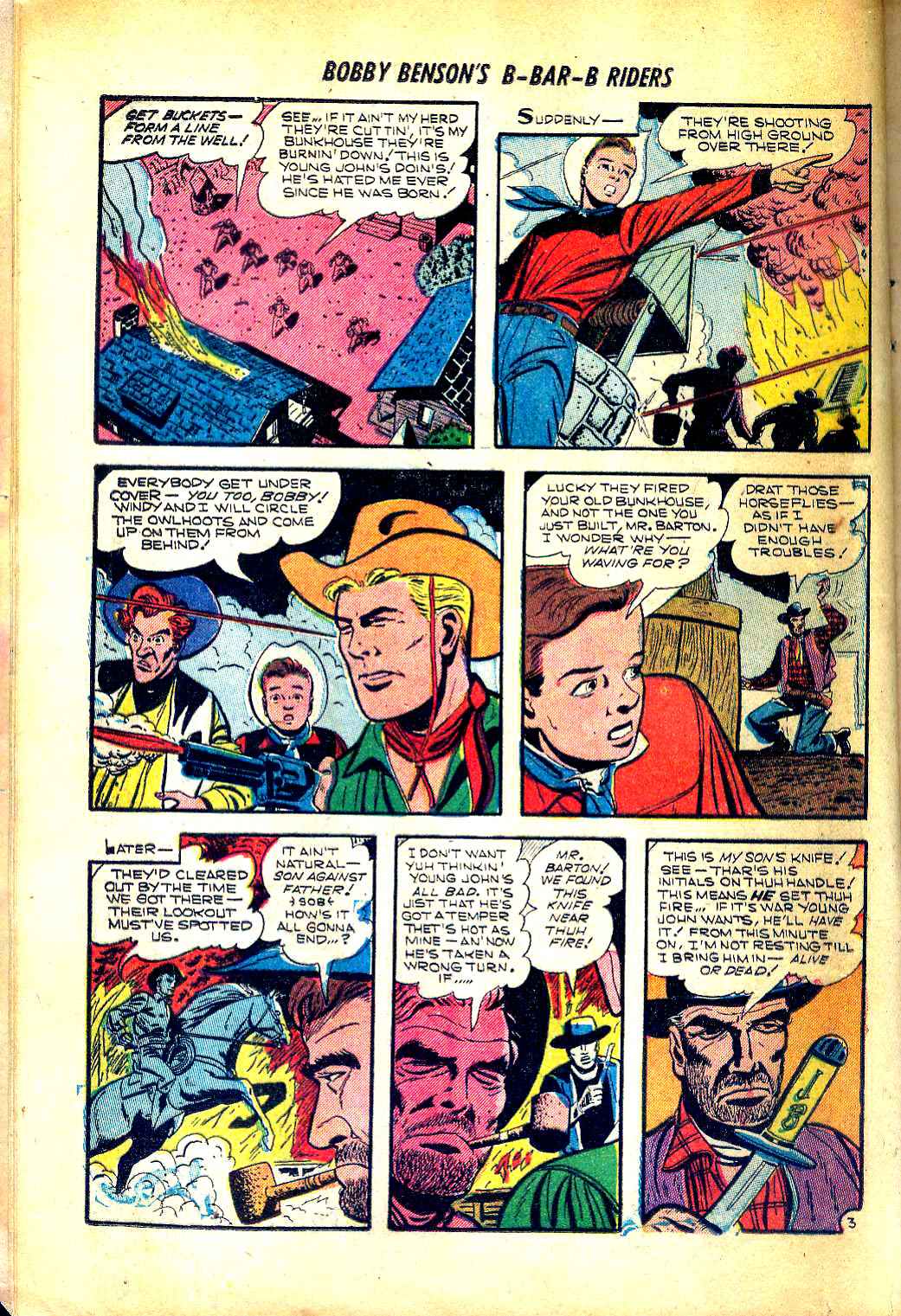 Read online Bobby Benson's B-Bar-B Riders comic -  Issue #18 - 12