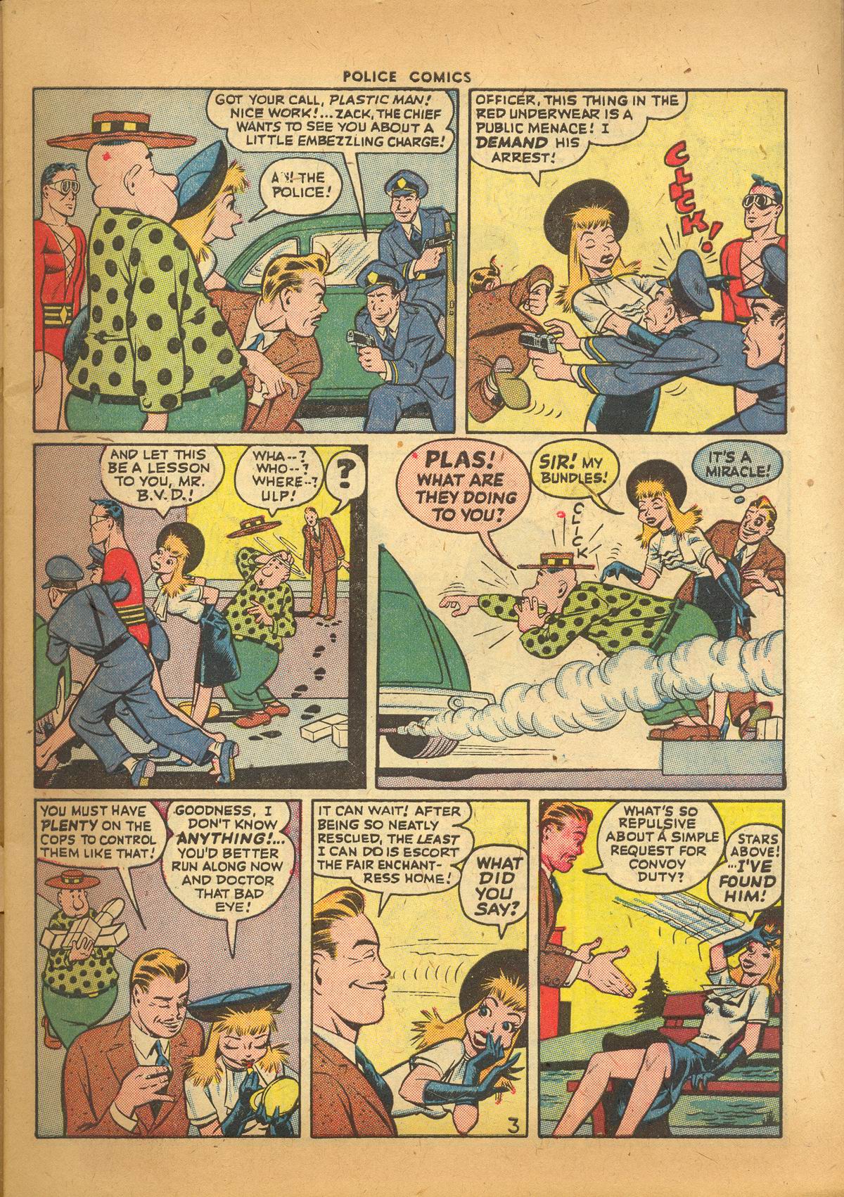Read online Police Comics comic -  Issue #49 - 5