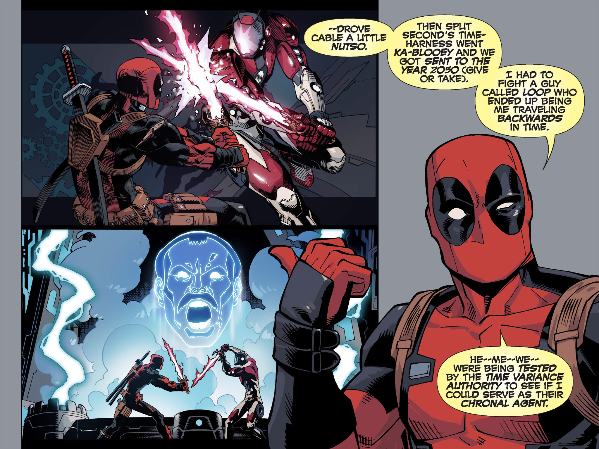 Read online Deadpool & Cable: Split Second Infinite Comic comic -  Issue #6 - 6