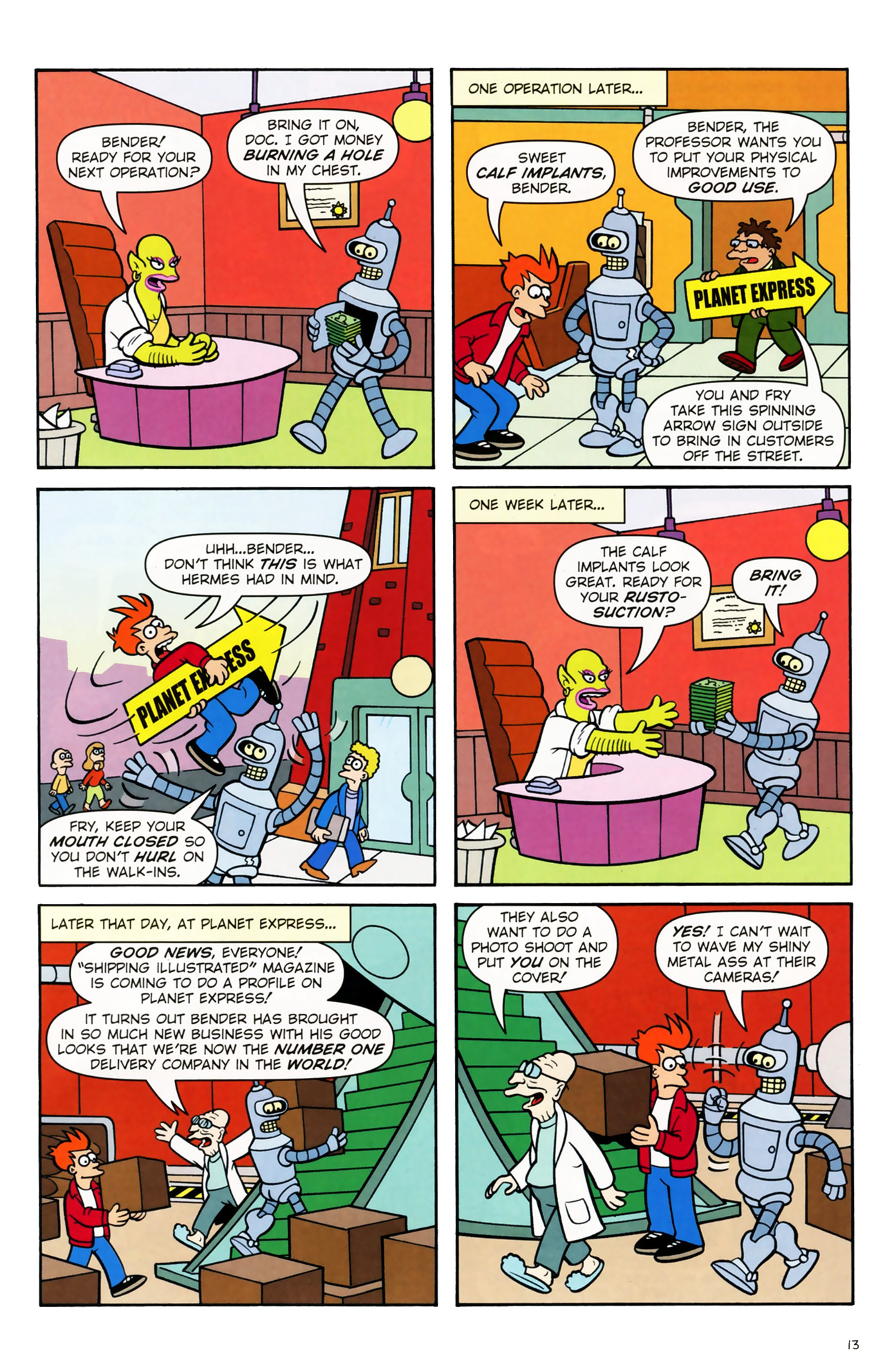 Read online Futurama Comics comic -  Issue #52 - 12
