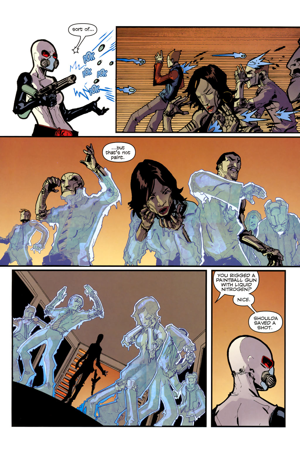 Read online NYC Mech: beta LOVE comic -  Issue #5 - 16