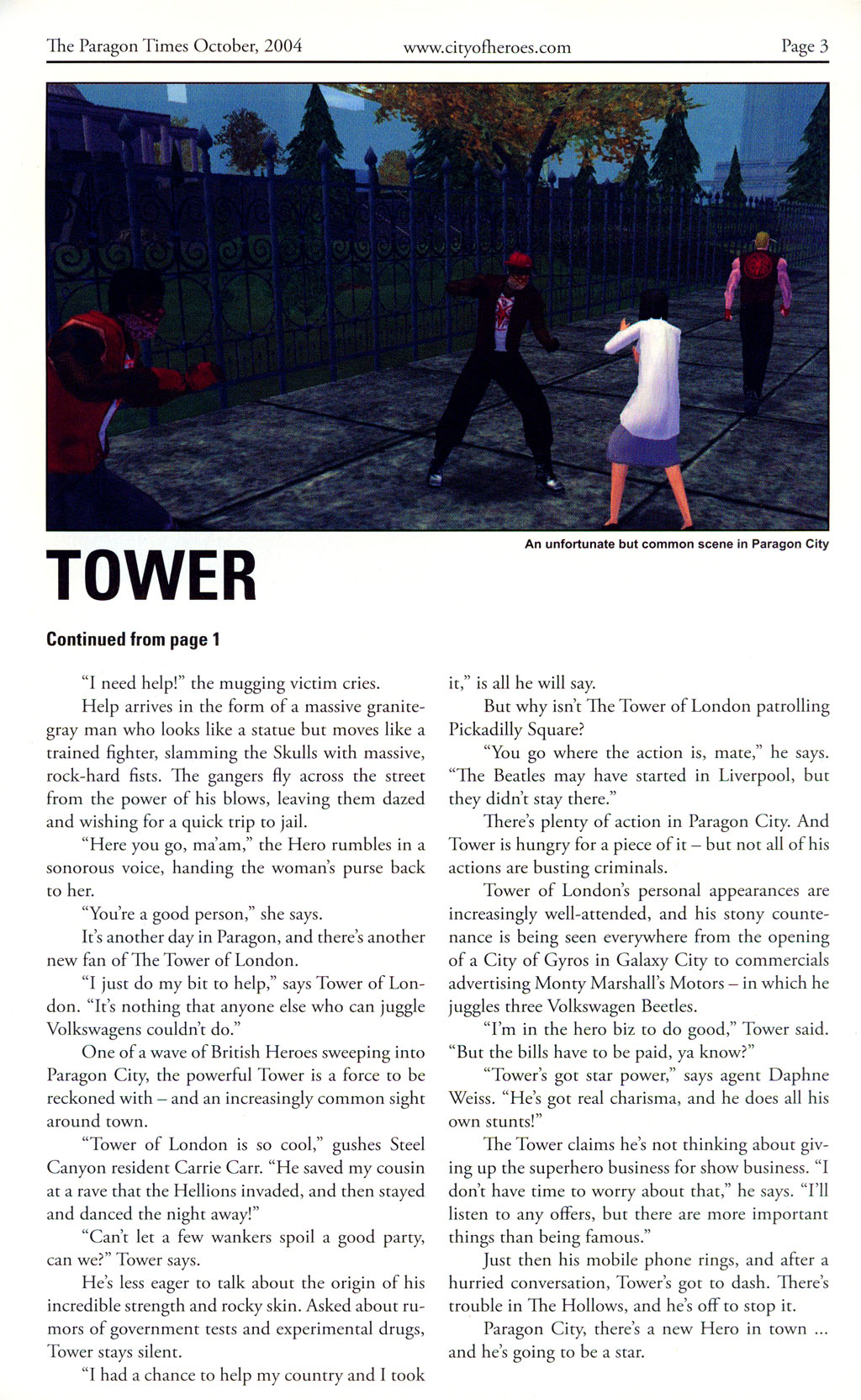 Read online City of Heroes (2004) comic -  Issue #6 - 26