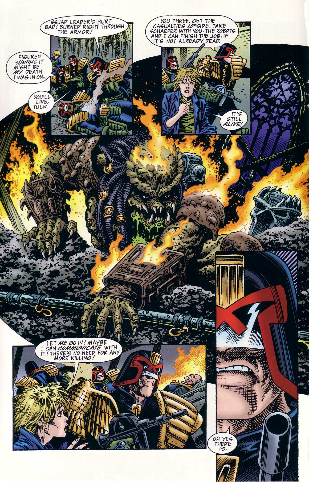 Read online Predator Versus Judge Dredd comic -  Issue #3 - 12