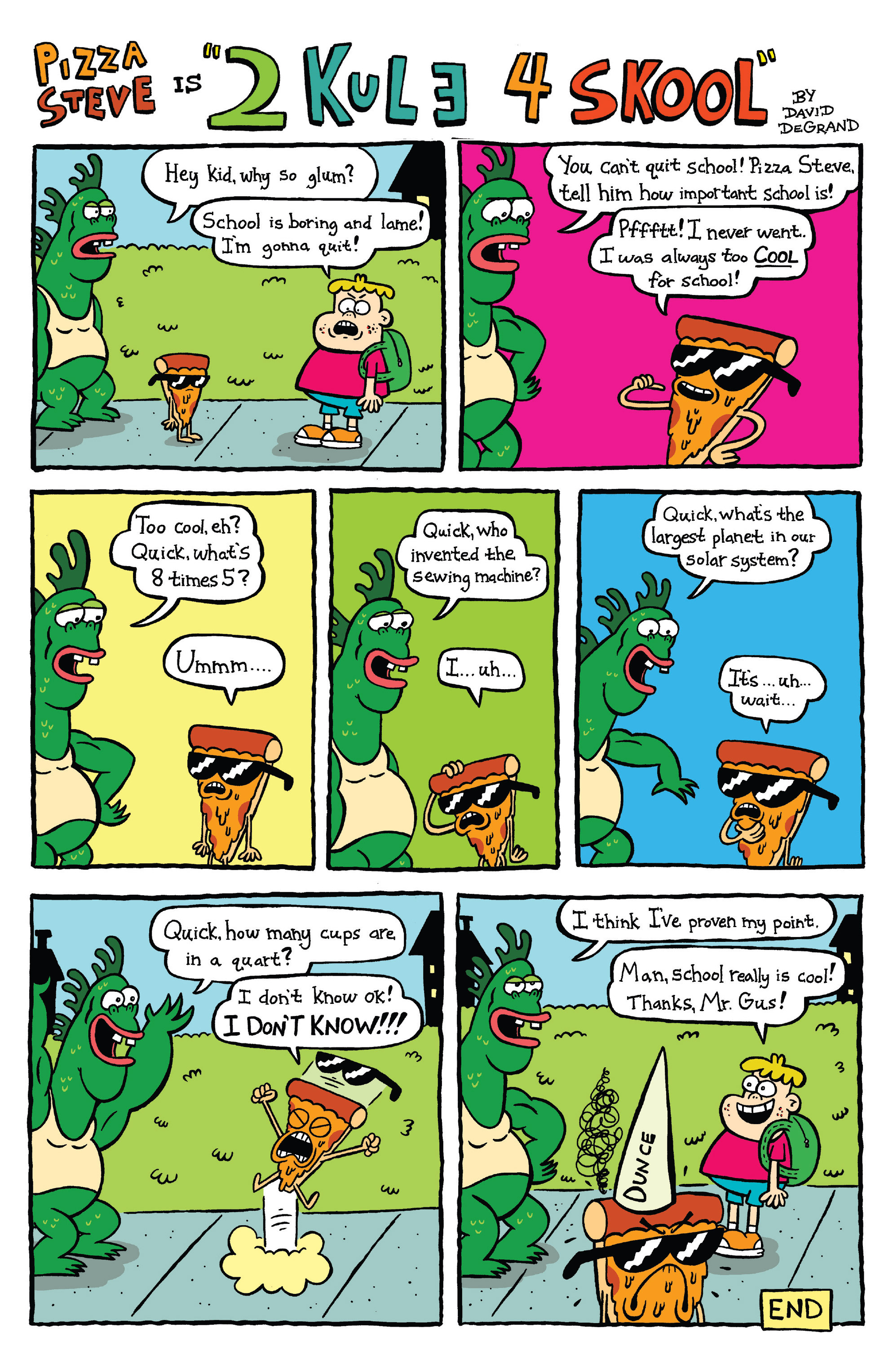 Read online Uncle Grandpa: Pizza Steve Special comic -  Issue # Full - 10